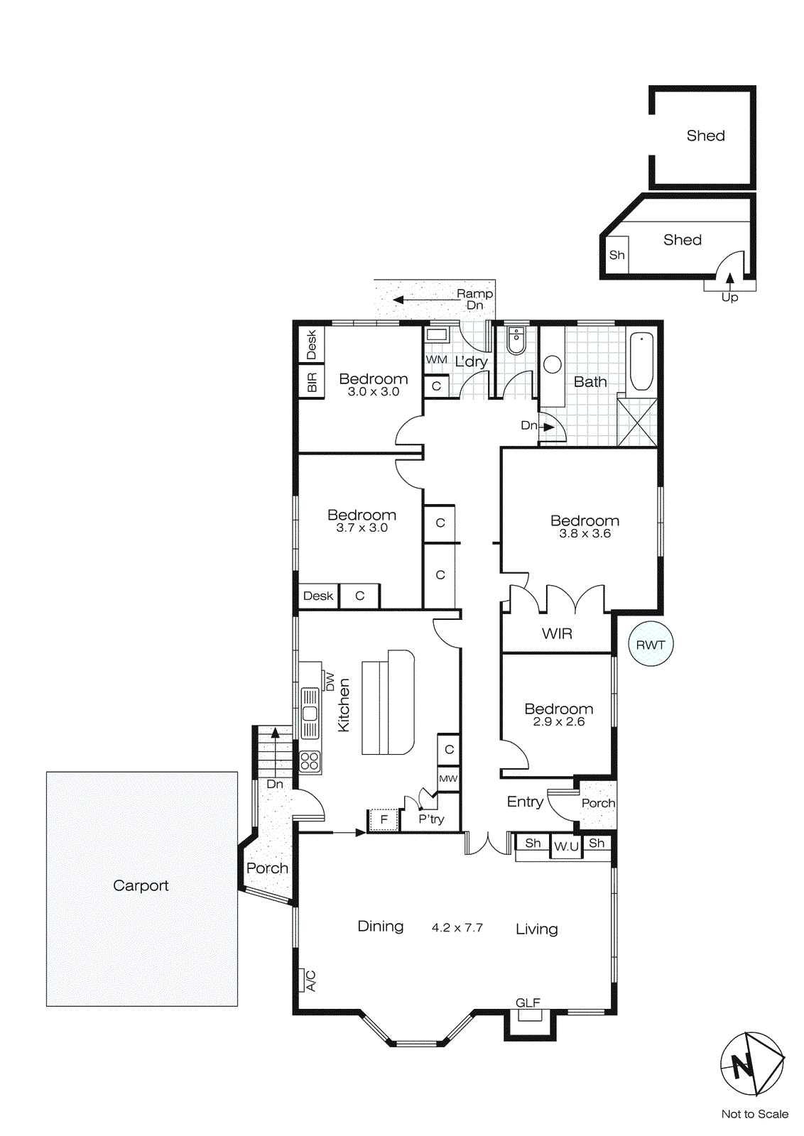 617 Havelock Street, Soldiers Hill VIC 3350 - Floorplan