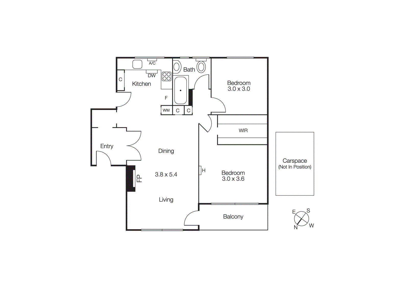 6/17 Mitford Street, St Kilda VIC 3182 - Floorplan