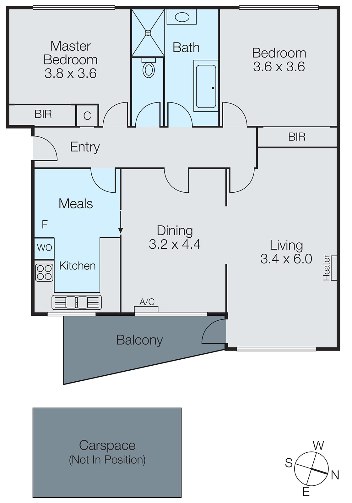 6/179 Power Street, Hawthorn VIC 3122 - Floorplan
