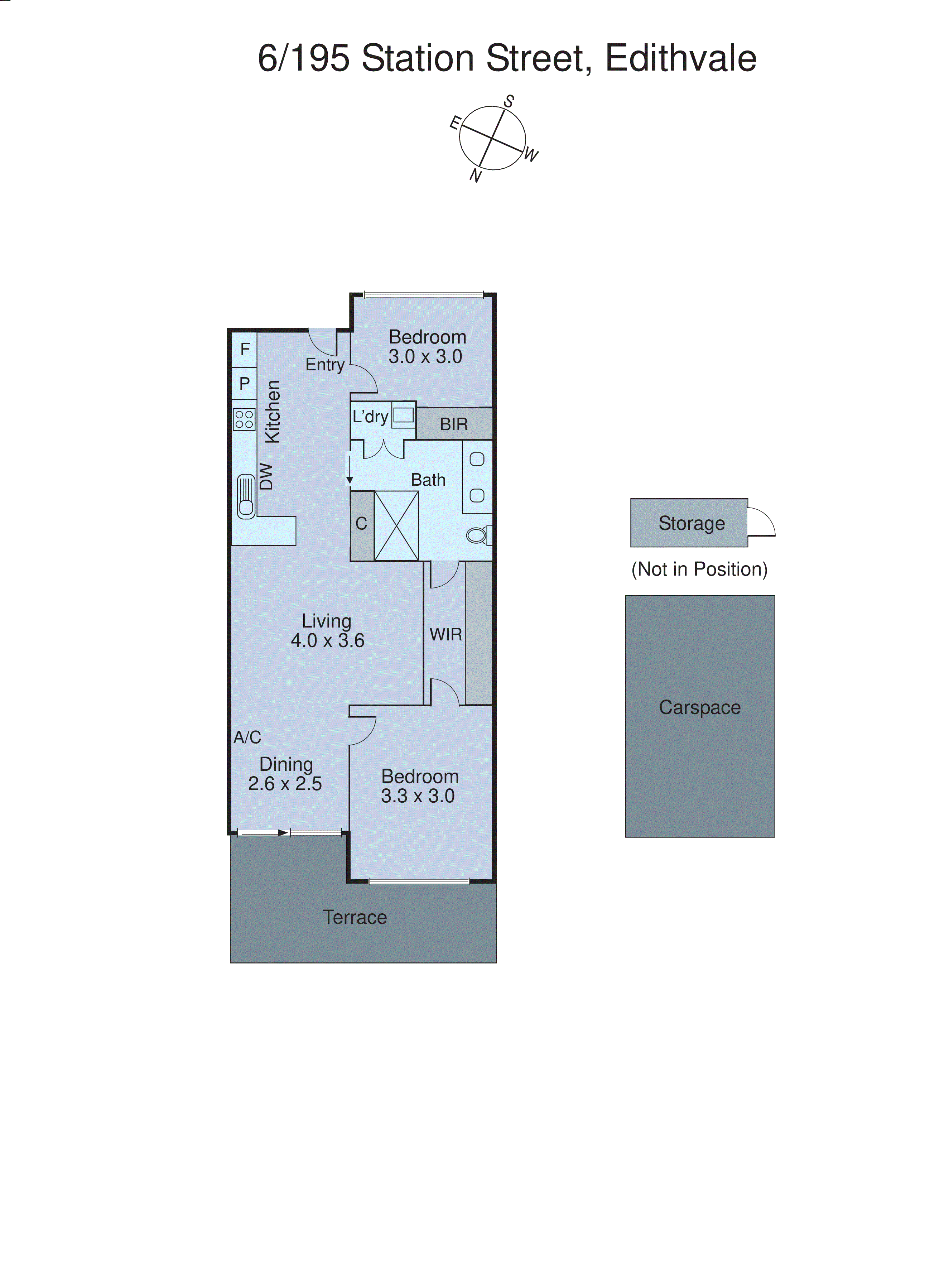 6/195 Station Street, Edithvale VIC 3196 - Floorplan