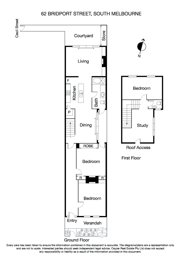 62 Bridport Street, SOUTH MELBOURNE VIC 3205 - Floorplan
