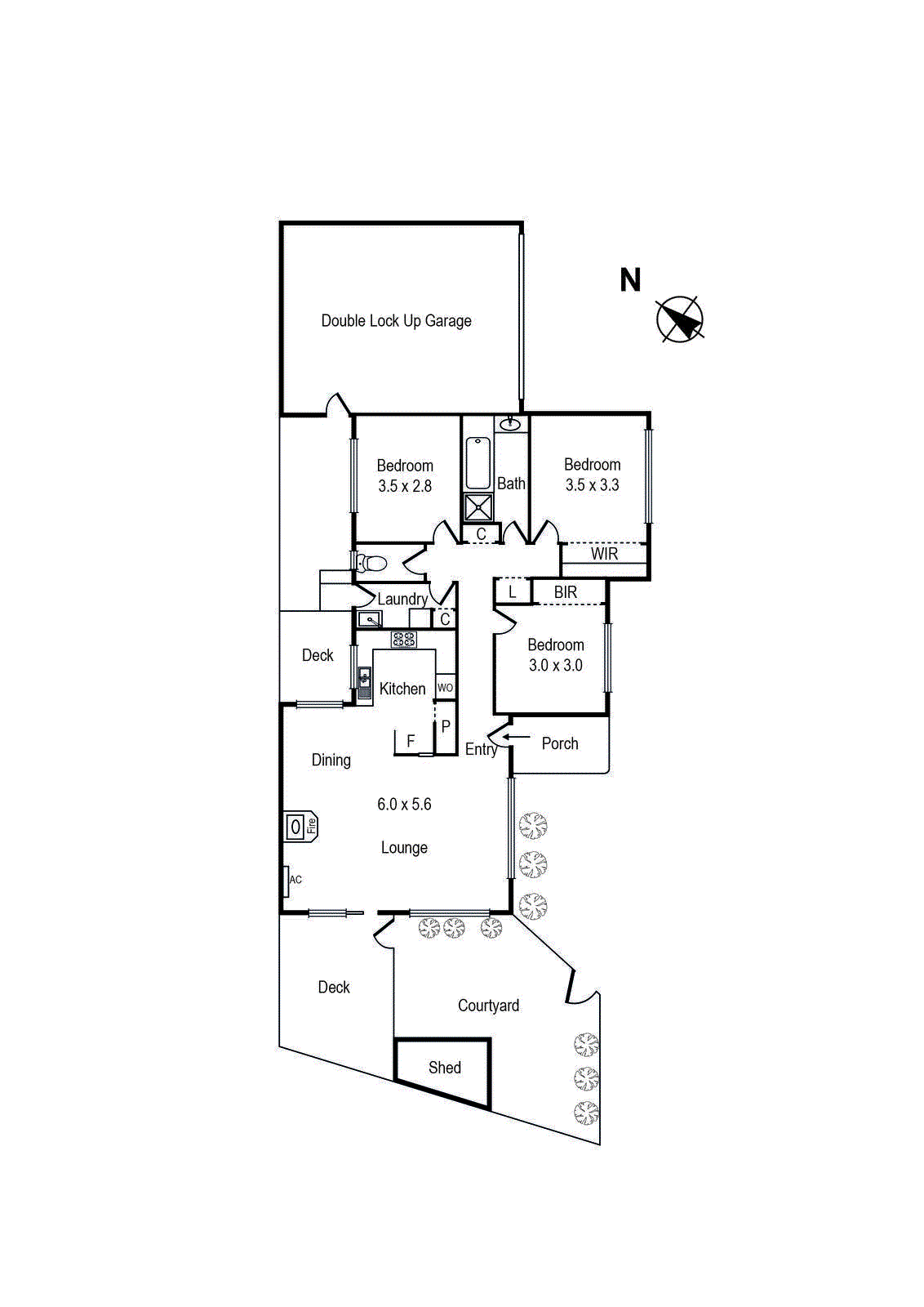 6/2 Cooma Street, Moorabbin VIC 3189 - Floorplan