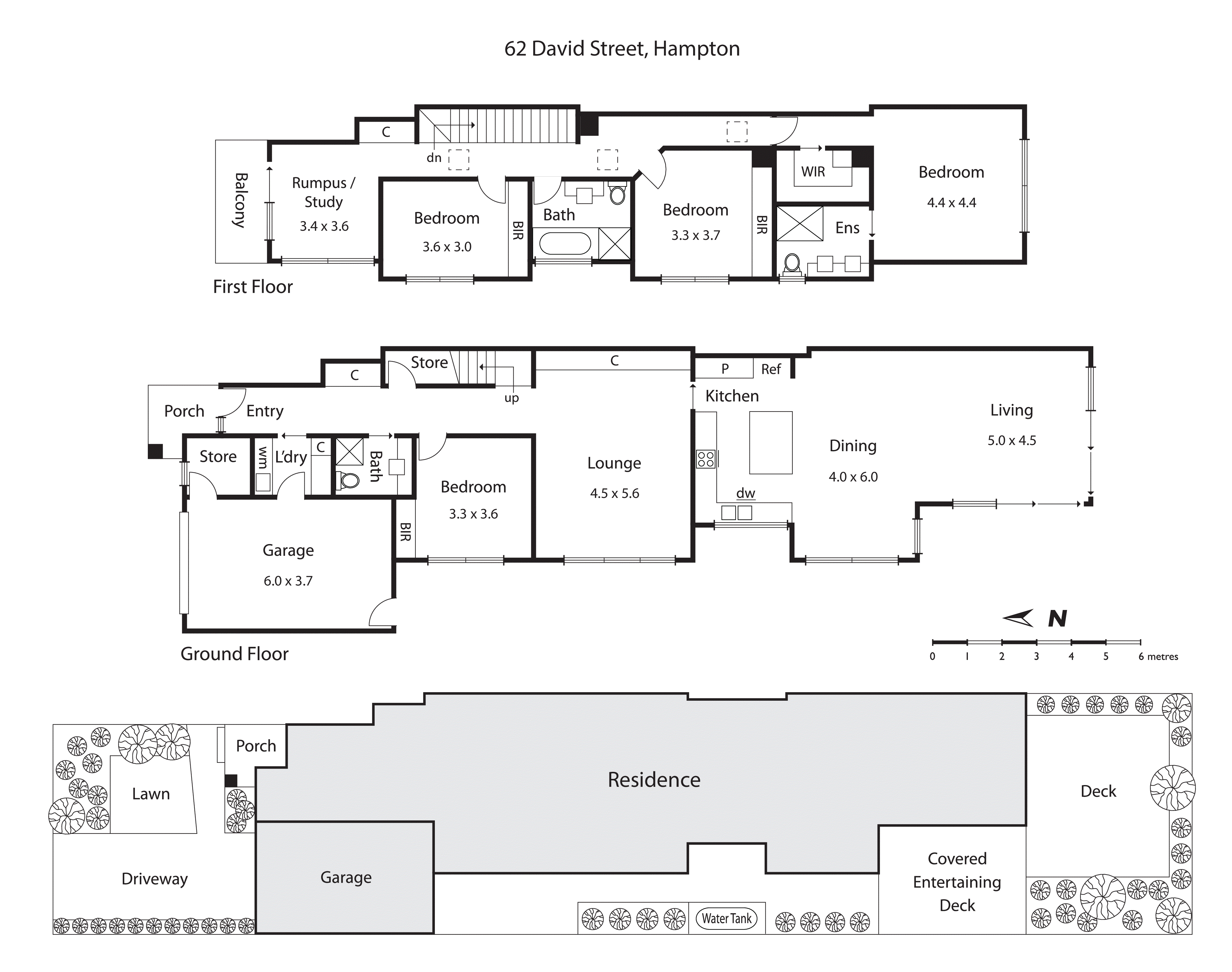 62 David Street, Hampton VIC 3188 - Floorplan
