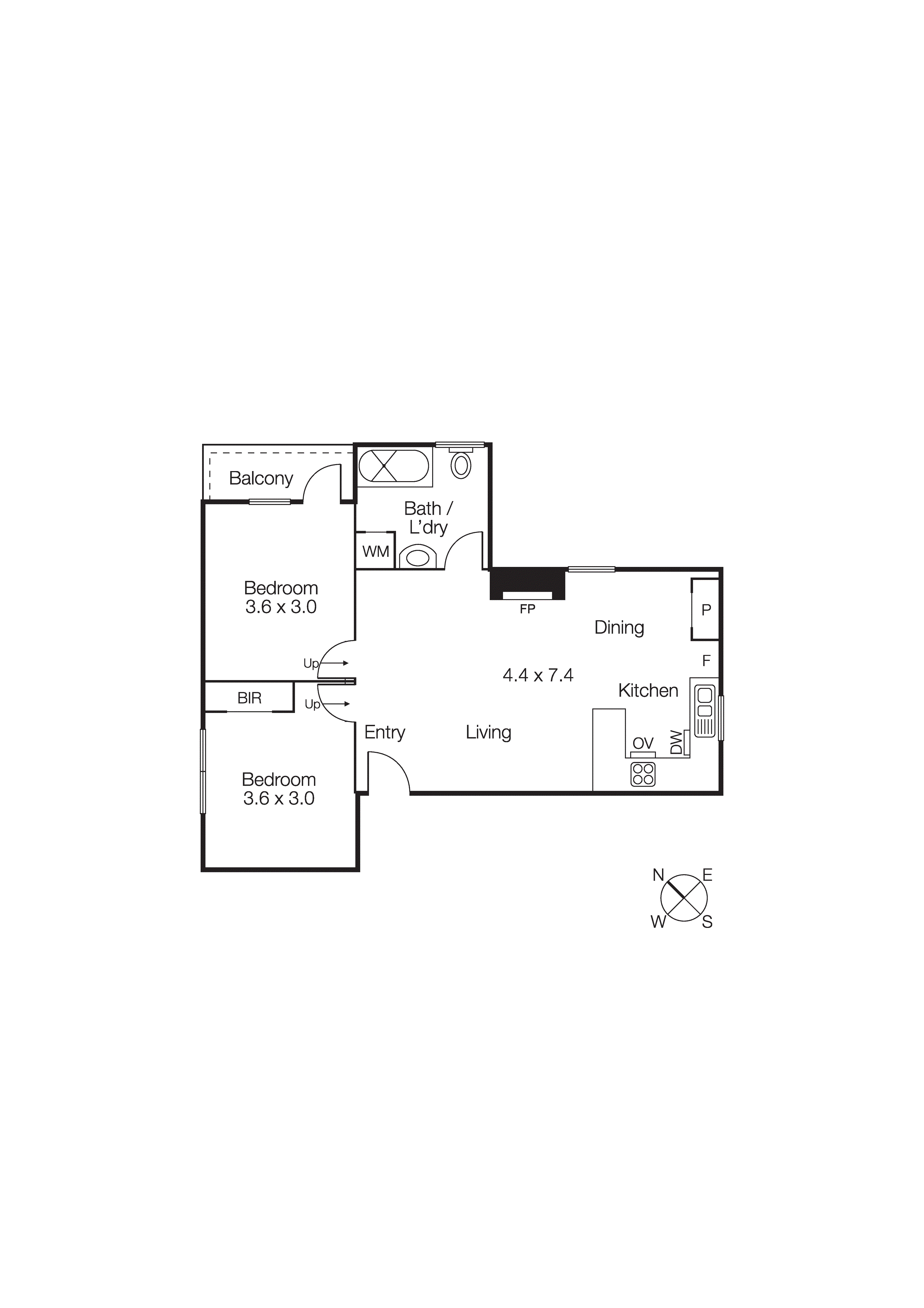 6/2 Emilton Avenue, St Kilda VIC 3182 - Floorplan