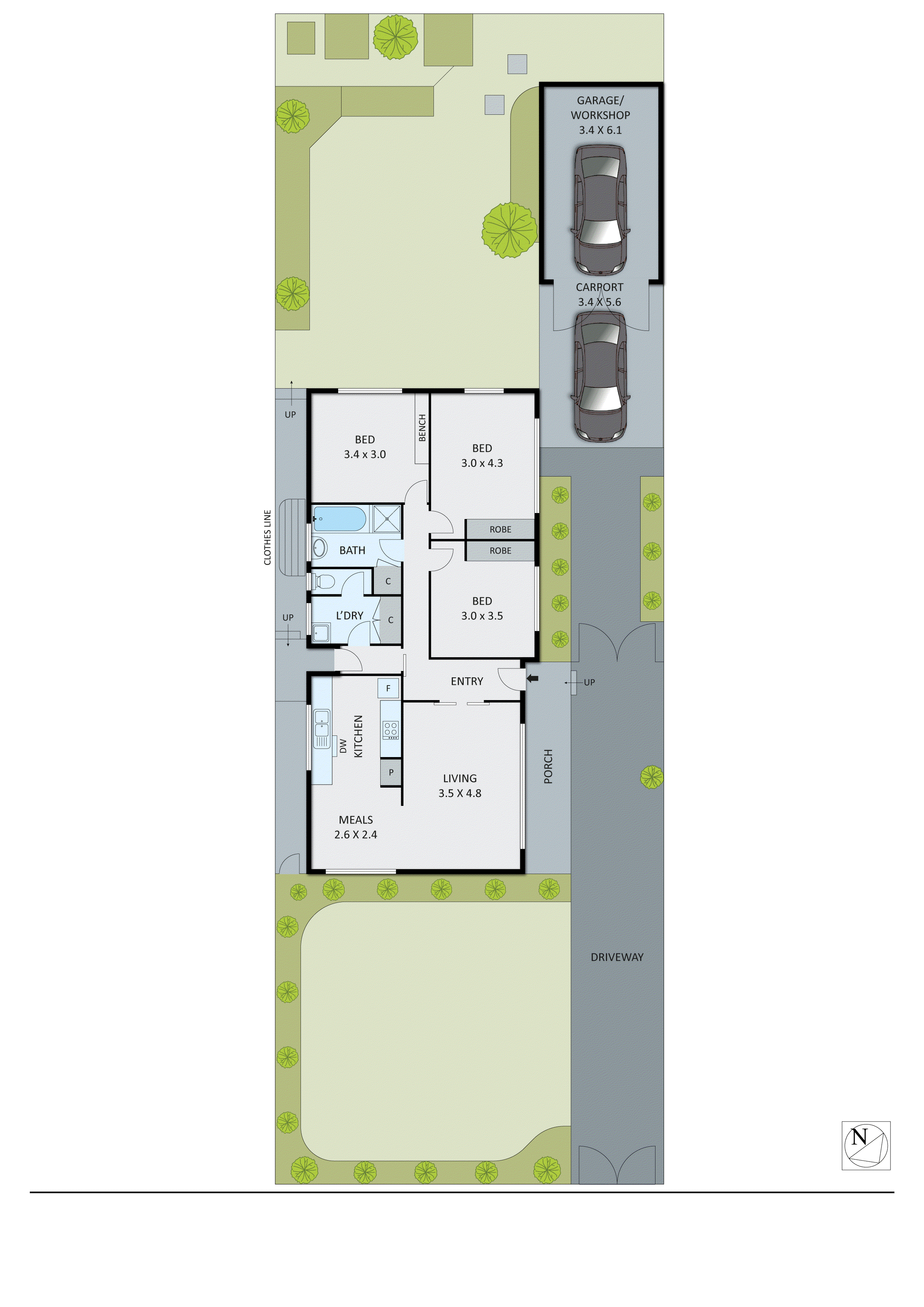 62 Emma Street, Carrum VIC 3197 - Floorplan