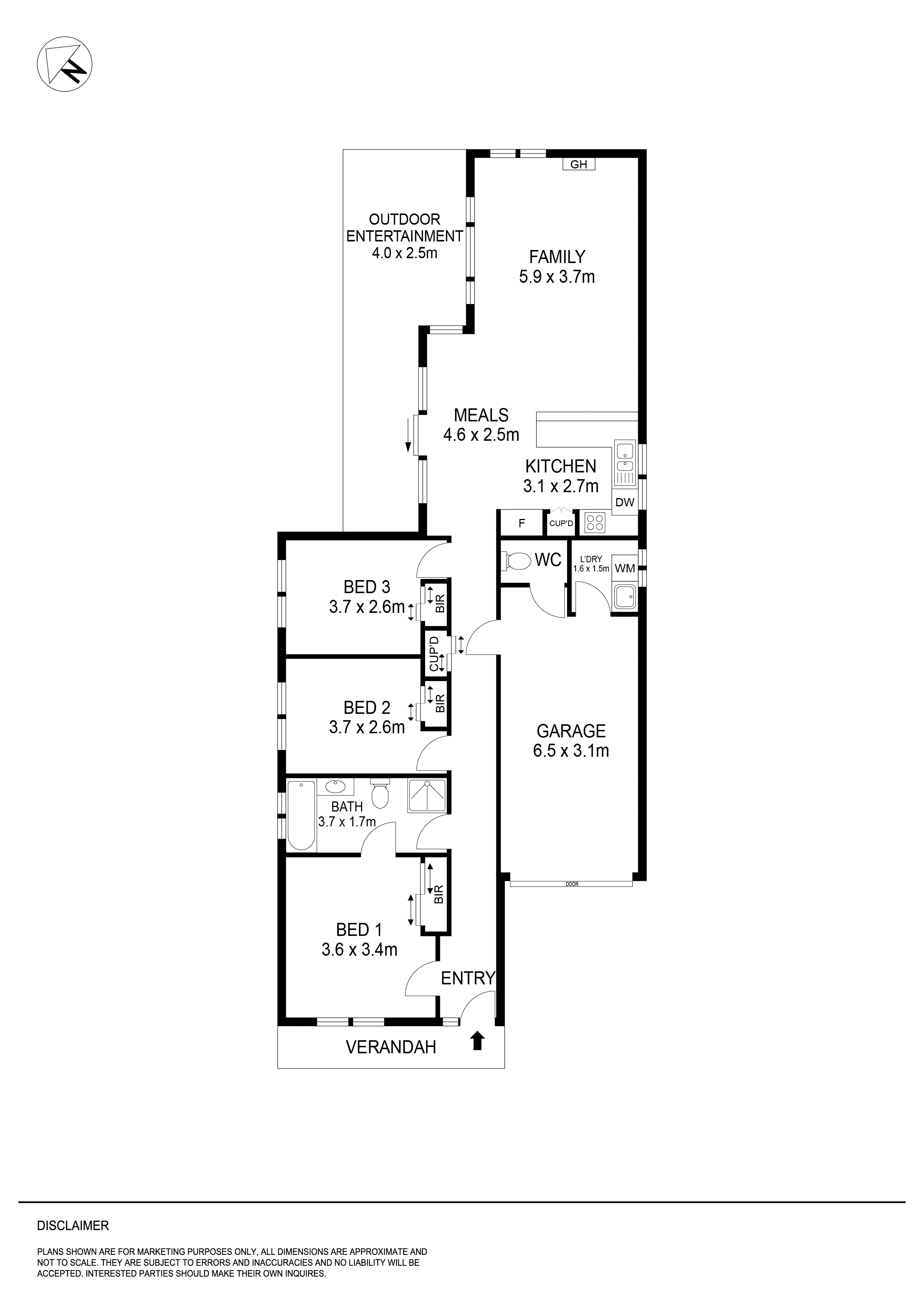 6/2 Finley Court, Mount Clear VIC 3350 - Floorplan