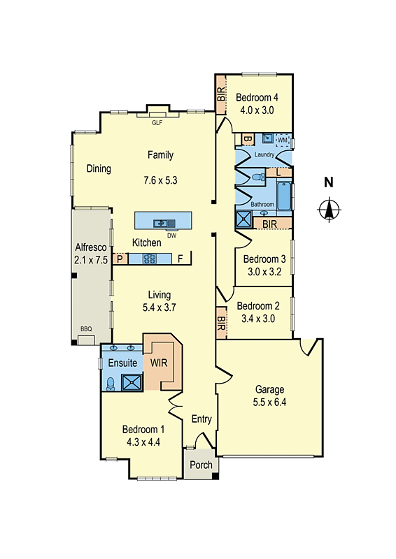 62 Hidden Grove Boulevard, Keysborough VIC 3173 - Floorplan