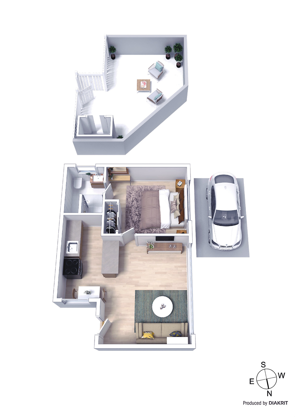 6/2 Marriott Street, St Kilda VIC 3182 - Floorplan