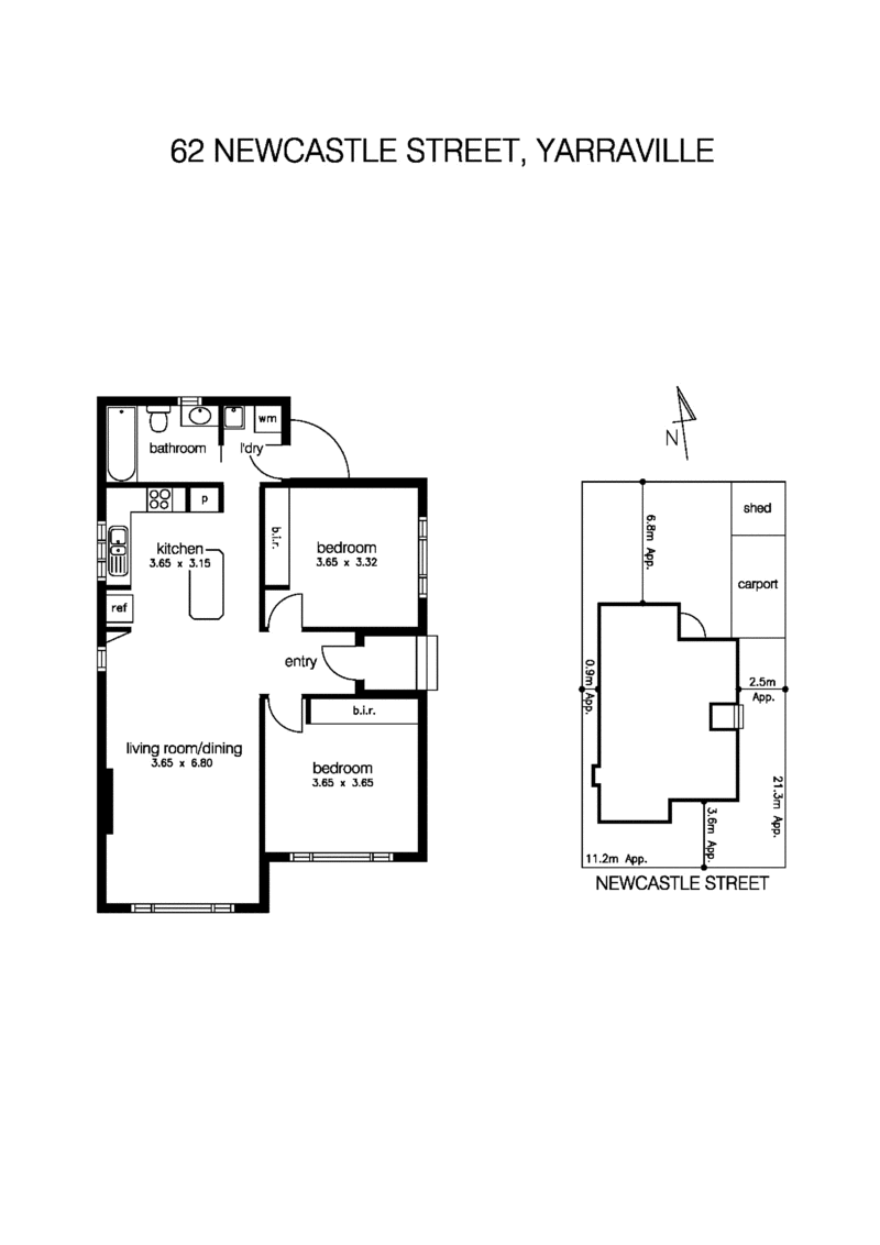 62 Newcastle Street, YARRAVILLE VIC 3013 - Floorplan