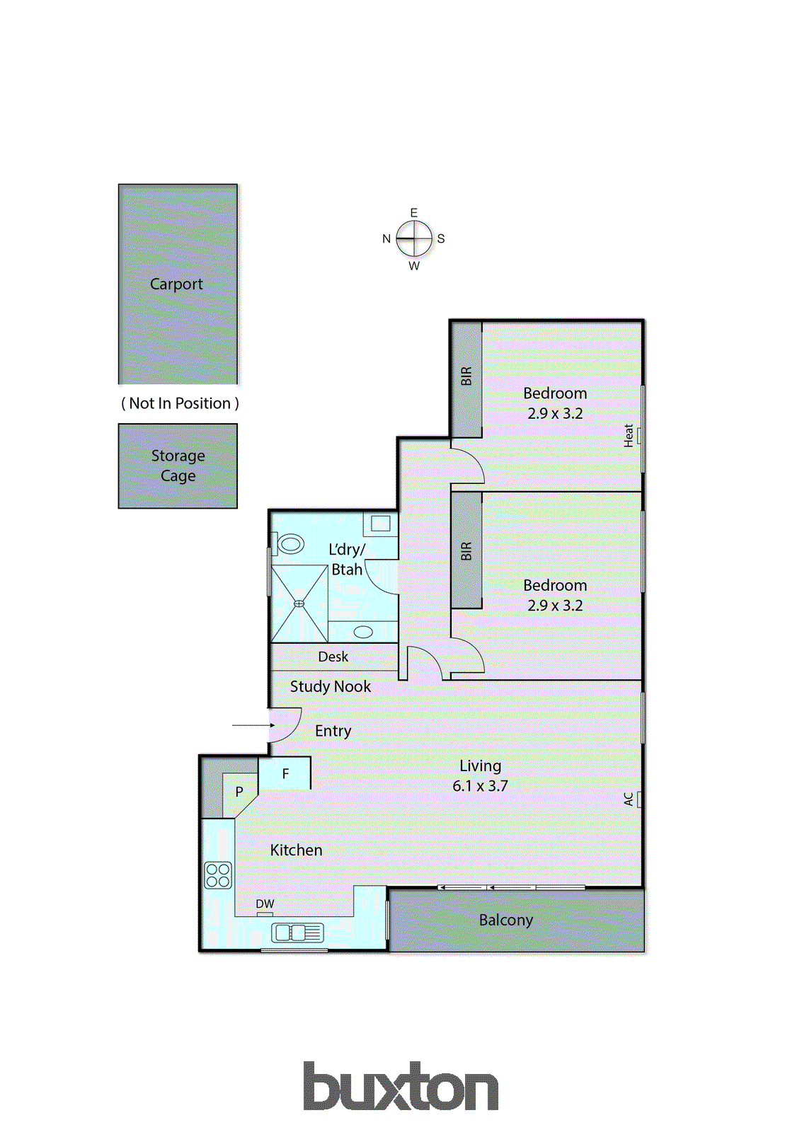 6/2 Thomson Rise, Parkdale VIC 3195 - Floorplan