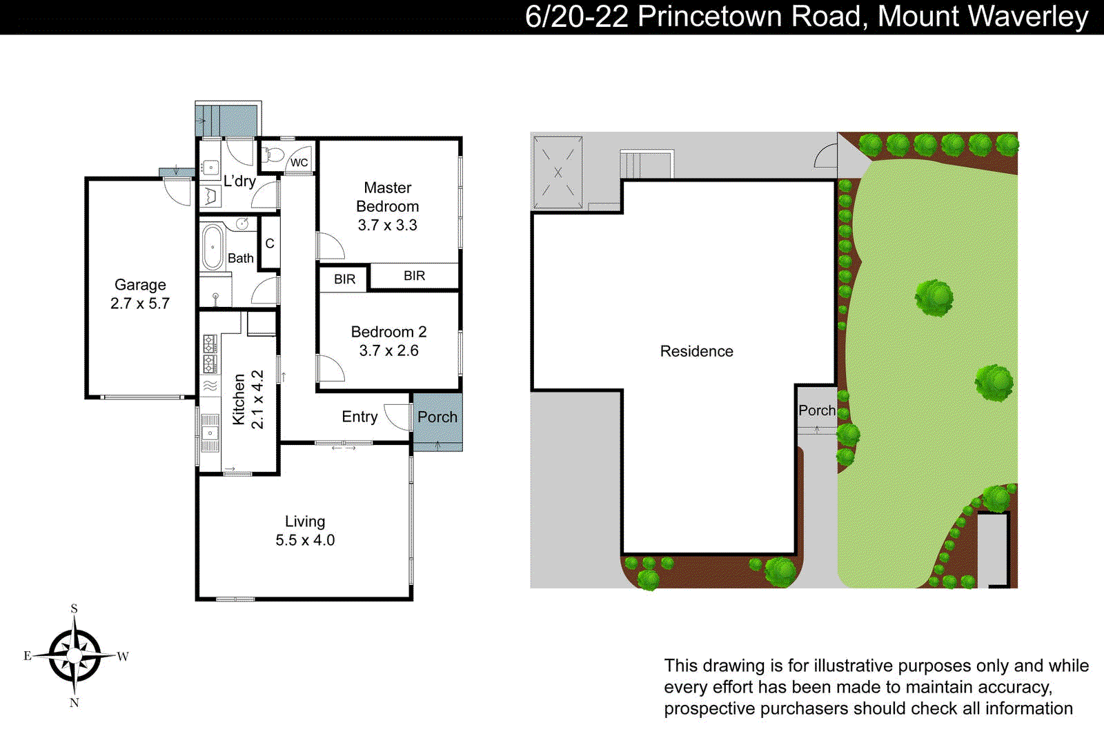 6/20 Princetown Road, Mount Waverley VIC 3149 - Floorplan
