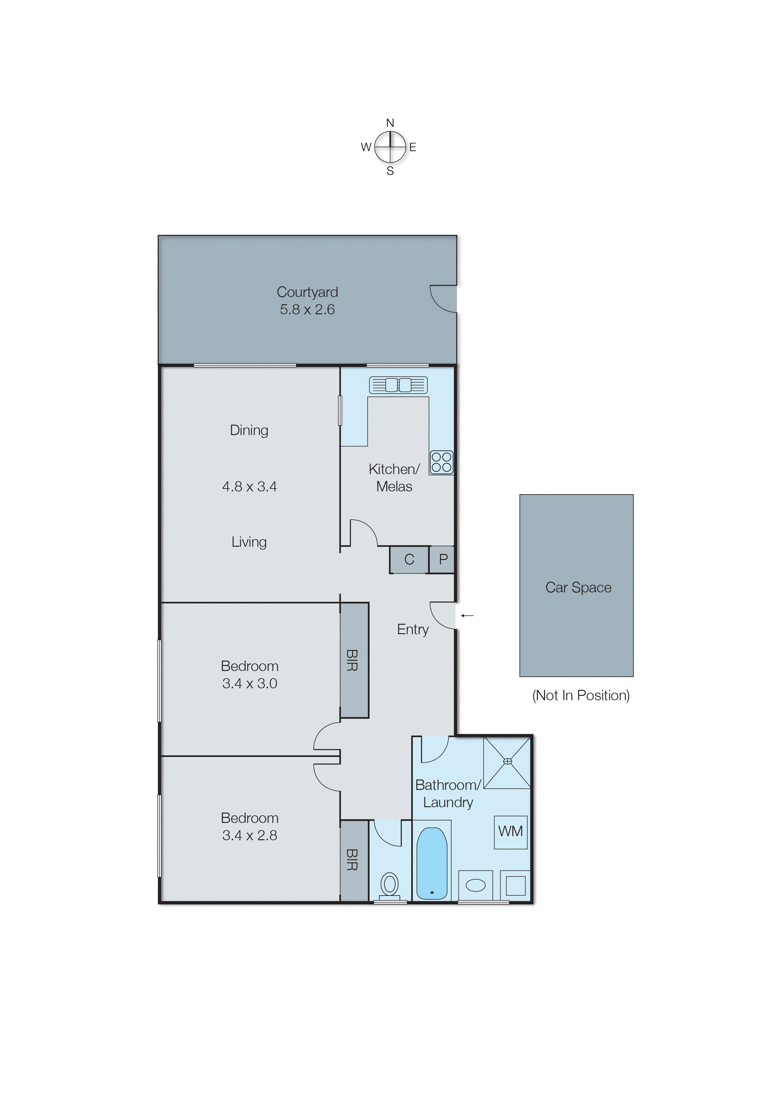 6/201 Charman Road, Cheltenham VIC 3192 - Floorplan