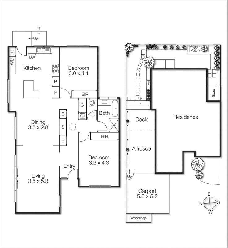 6/21 Alicia Street, Hampton VIC 3188 - Floorplan