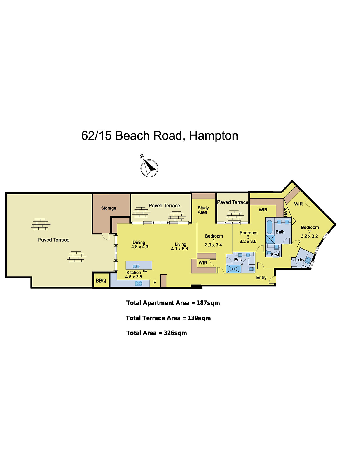 62/15 Beach Road, Hampton VIC 3188 - Floorplan