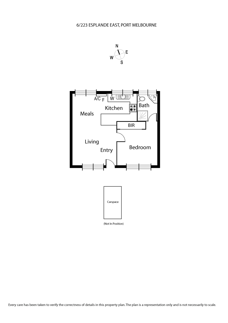 6/223 Esplanade East, PORT MELBOURNE VIC 3207 - Floorplan