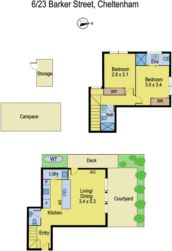 6/23 Barker Street, Cheltenham VIC 3192 - Floorplan