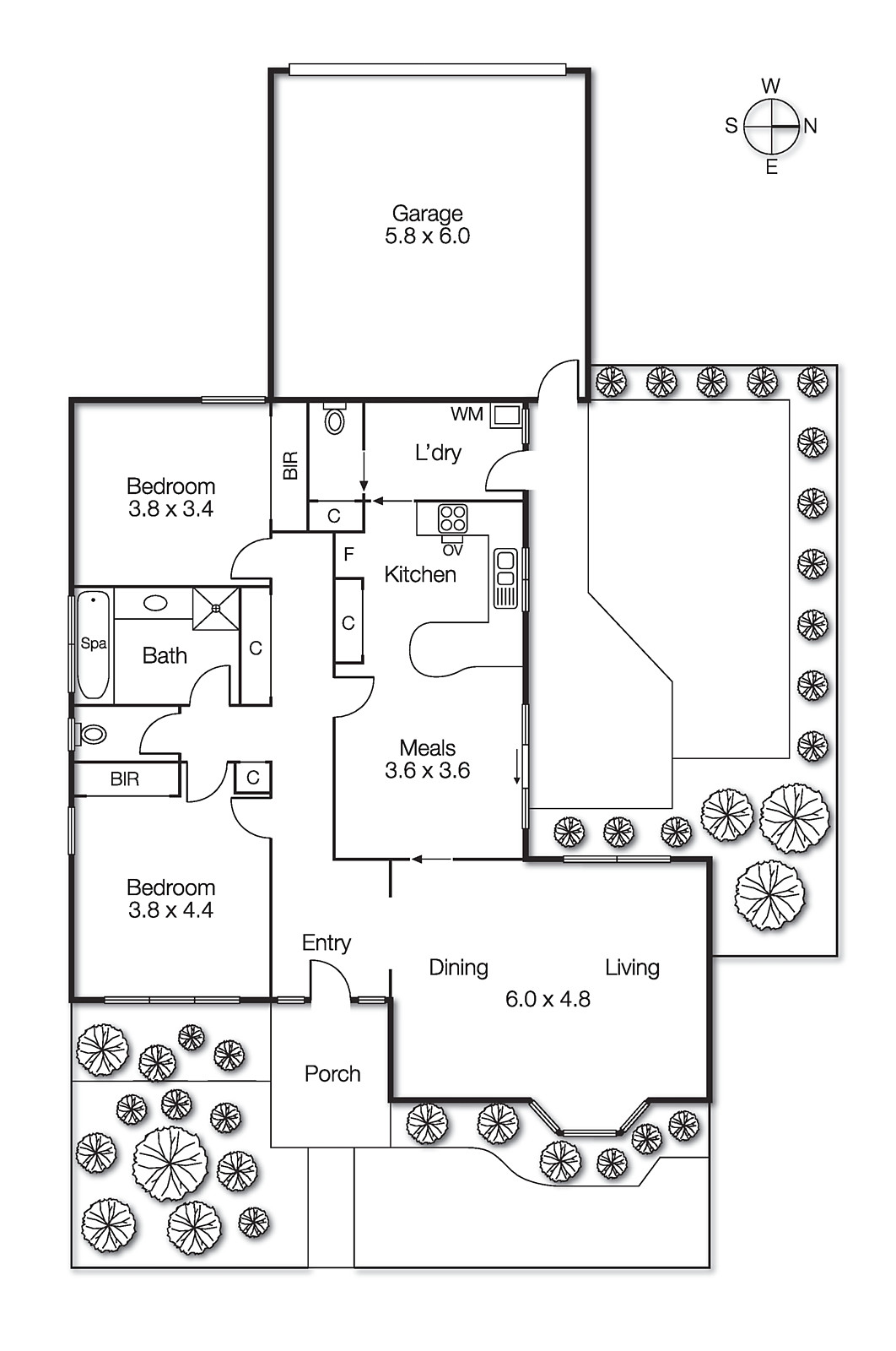 6/233 Bluff Road, Sandringham VIC 3191 - Floorplan
