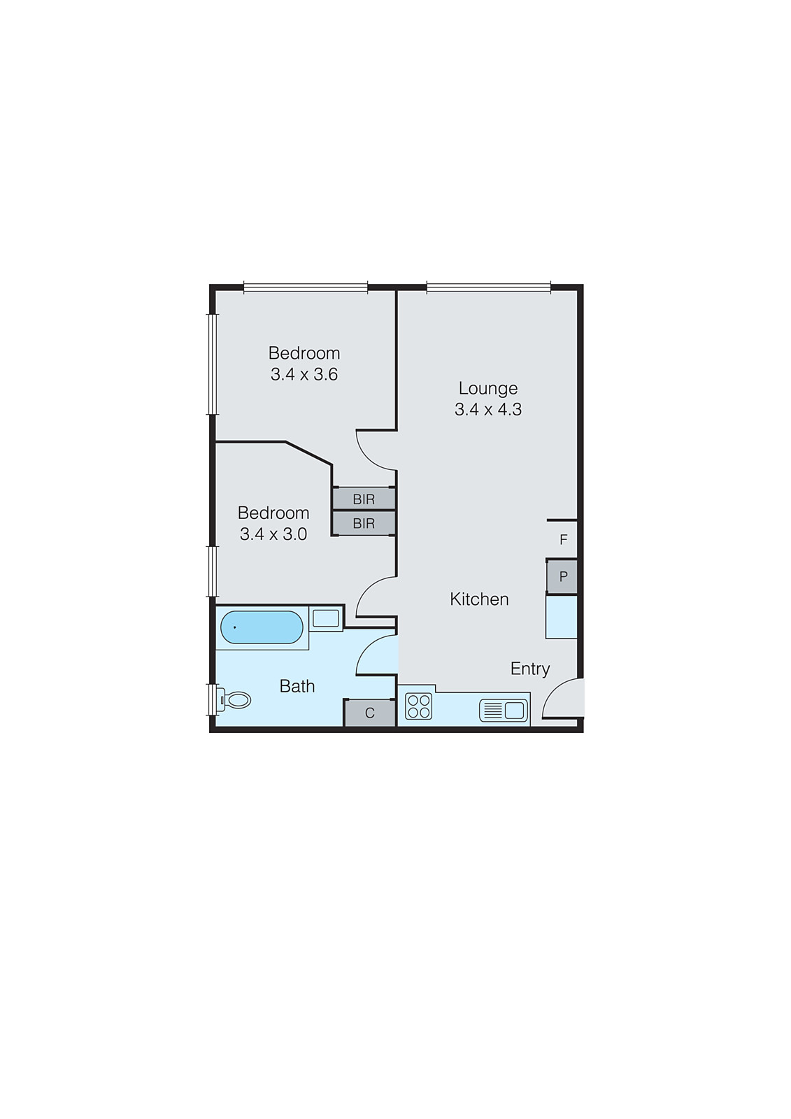 6/24 North Valley Road, Highton VIC 3216 - Floorplan