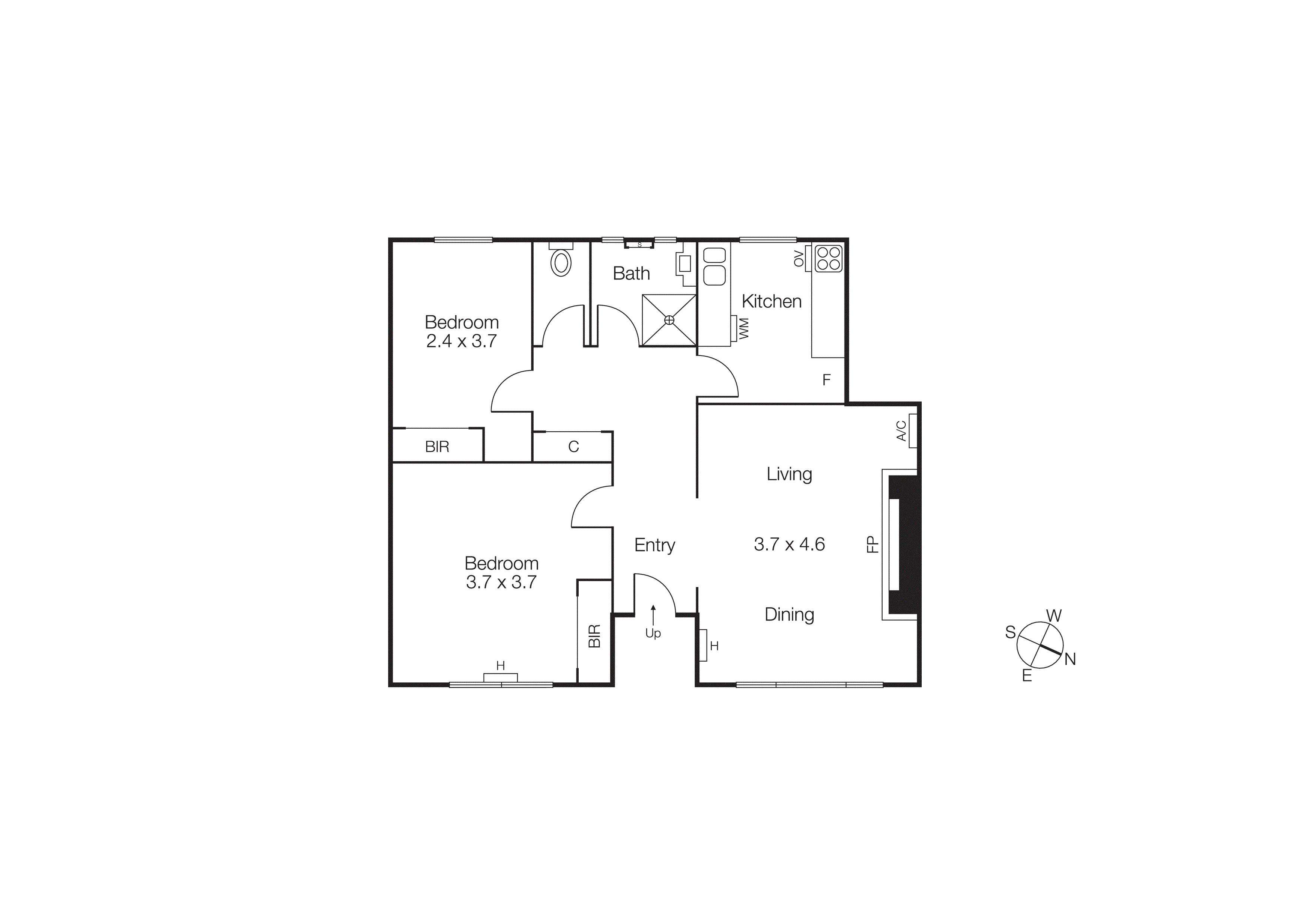 6/27 Clarke Street, Elwood VIC 3184 - Floorplan