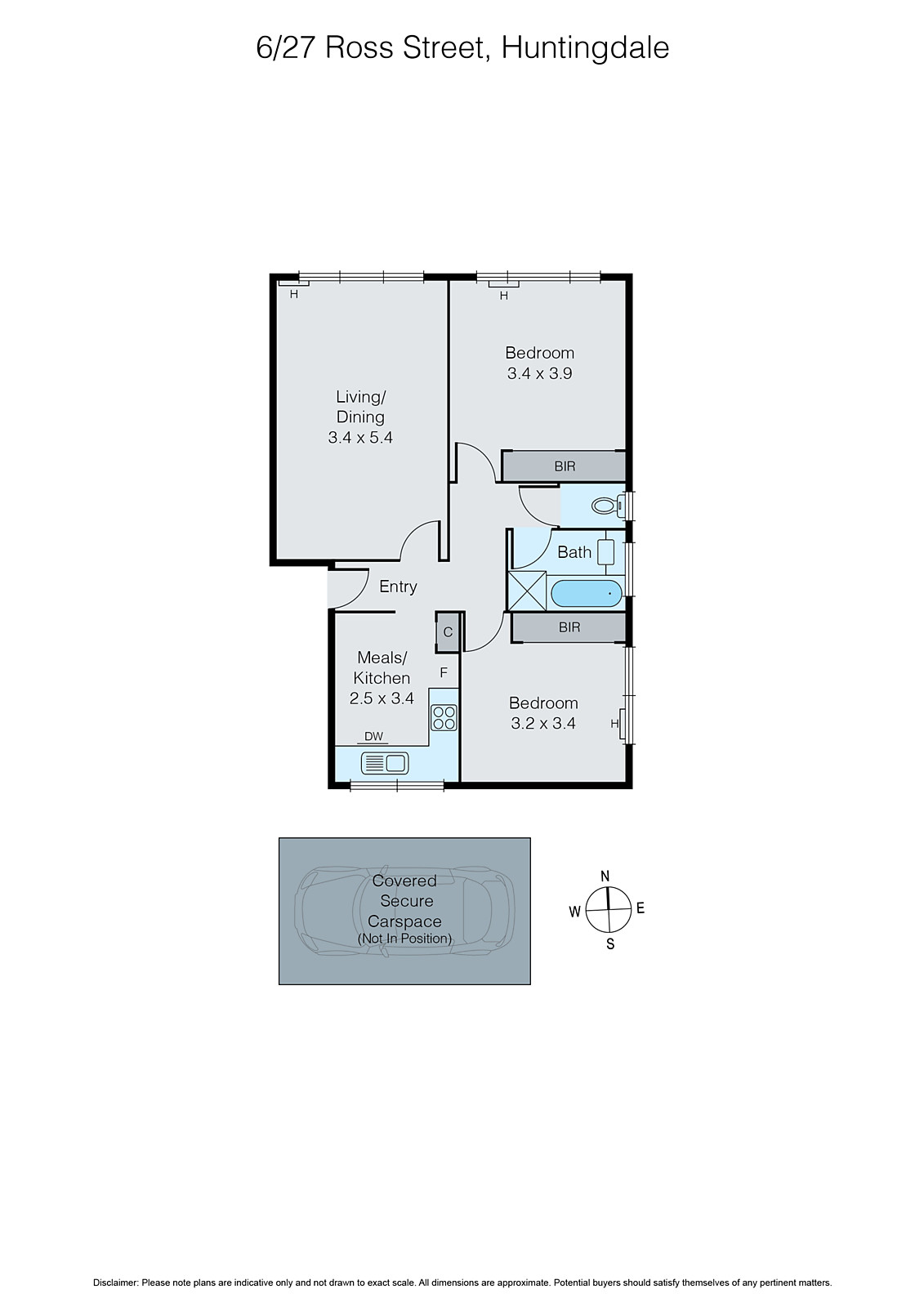 6/27 Ross Street, Huntingdale VIC 3166 - Floorplan