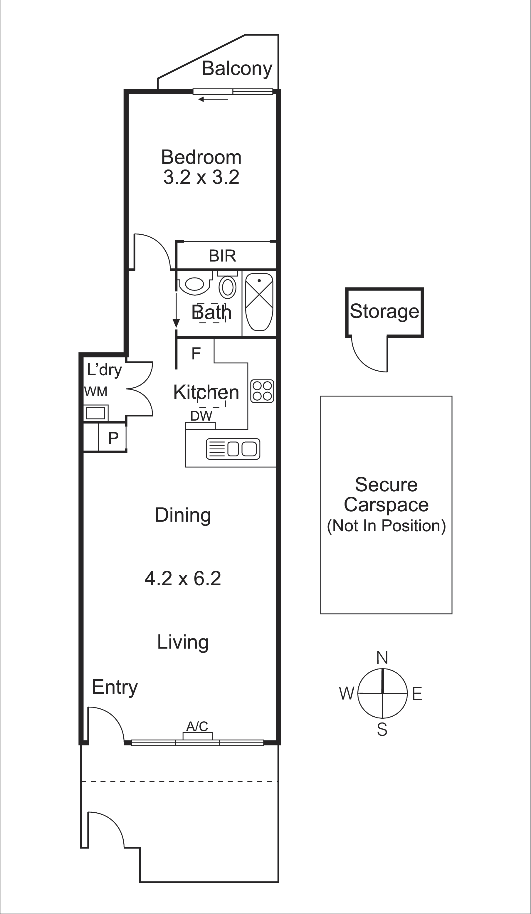 6/278 Highett Road, Highett VIC 3190 - Floorplan