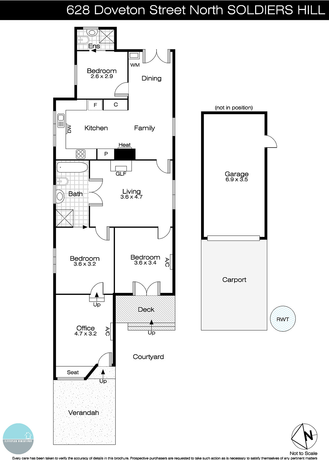 628 Doveton Street North, Soldiers Hill VIC 3350 - Floorplan