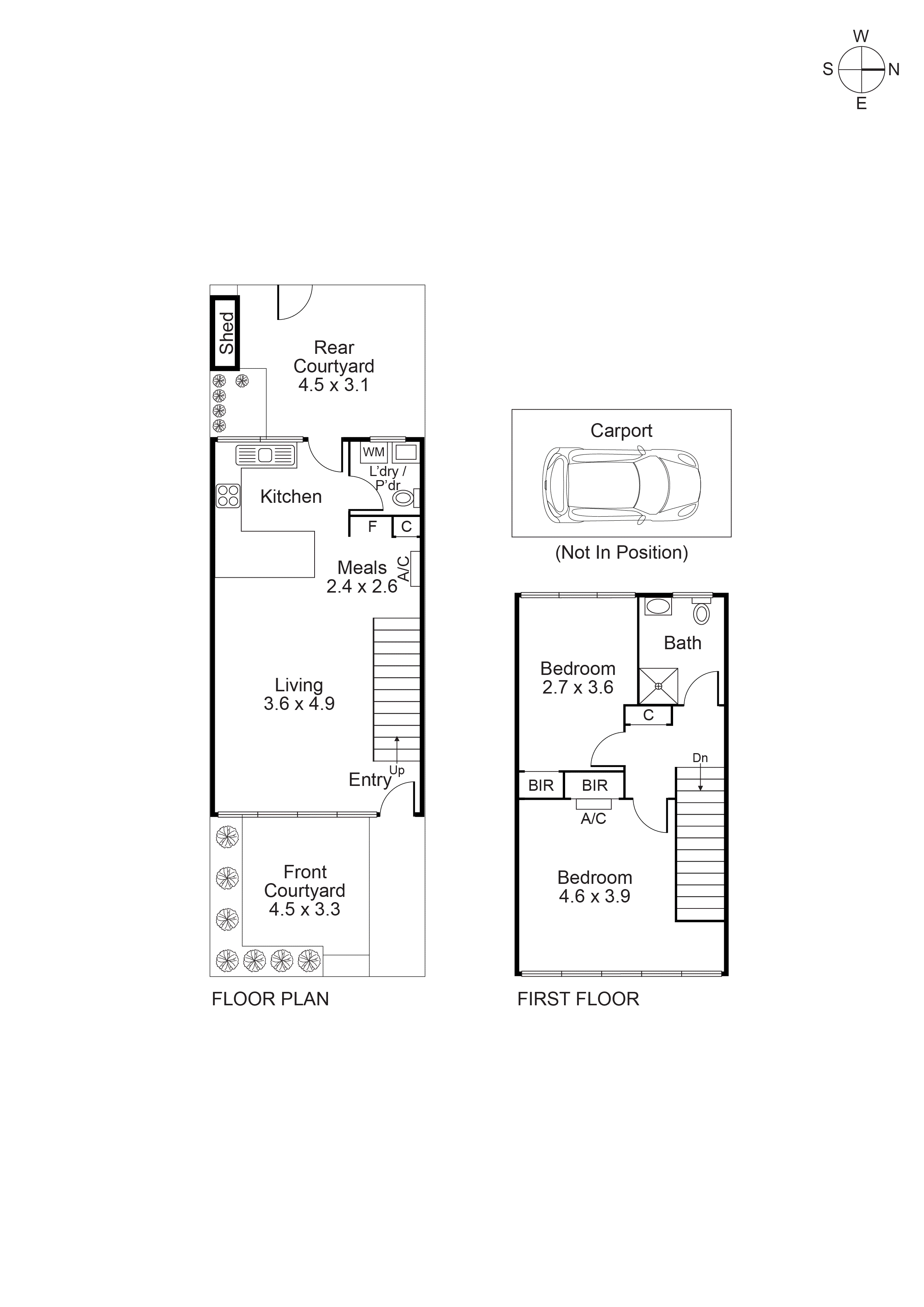 6/28 Florence Street, Mentone VIC 3194 - Floorplan