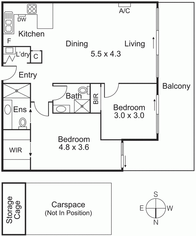 62/80 Balcombe Road, MENTONE VIC 3194 - Floorplan