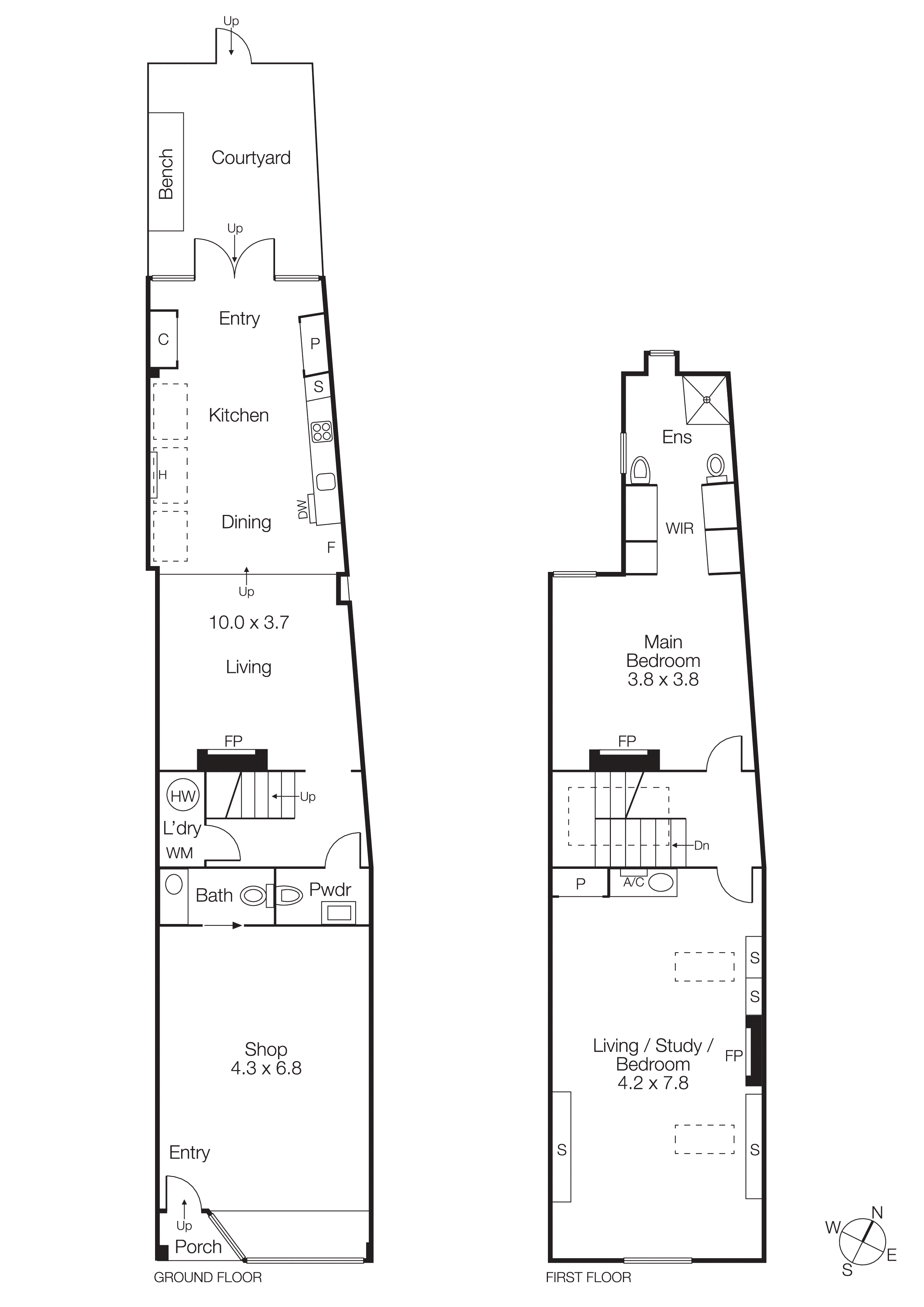63 & 63A Cardigan Place, Albert Park VIC 3206 - Floorplan