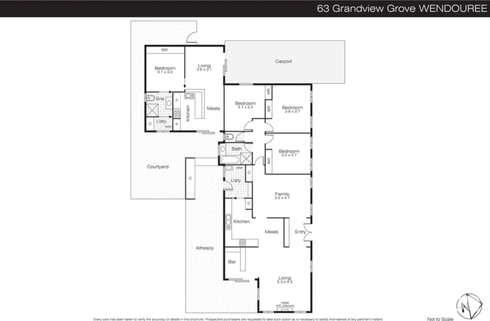 63 Grandview Grove, Wendouree VIC 3355 - Floorplan