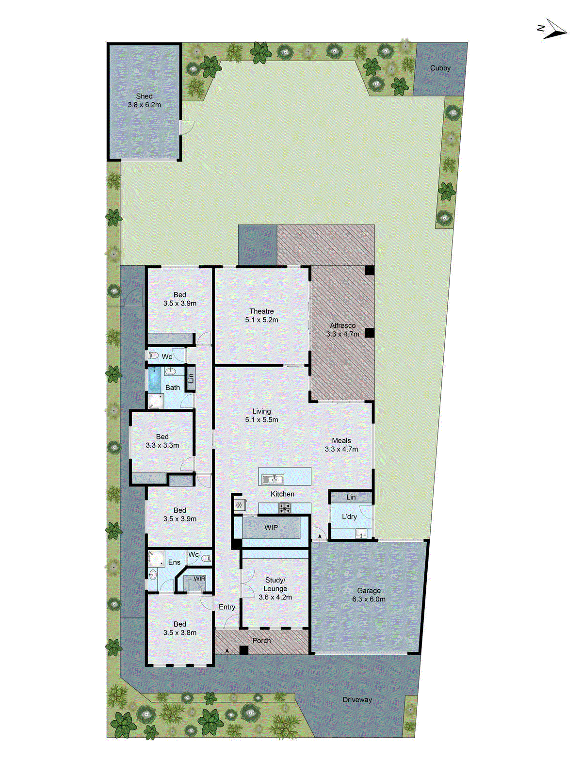 63 Grantham Drive, Highton VIC 3216 - Floorplan