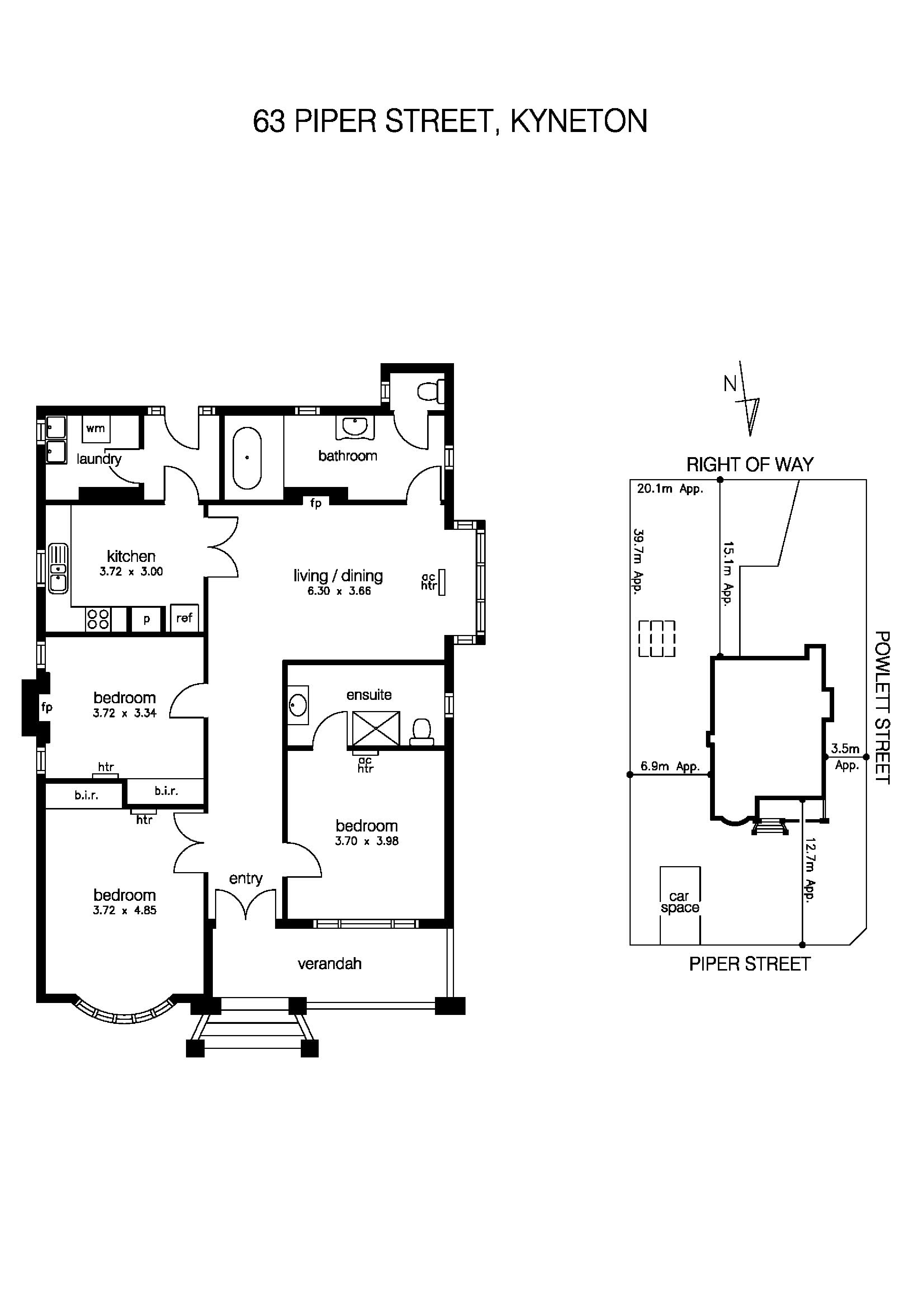 63 Piper Street, KYNETON VIC 3444 - Floorplan