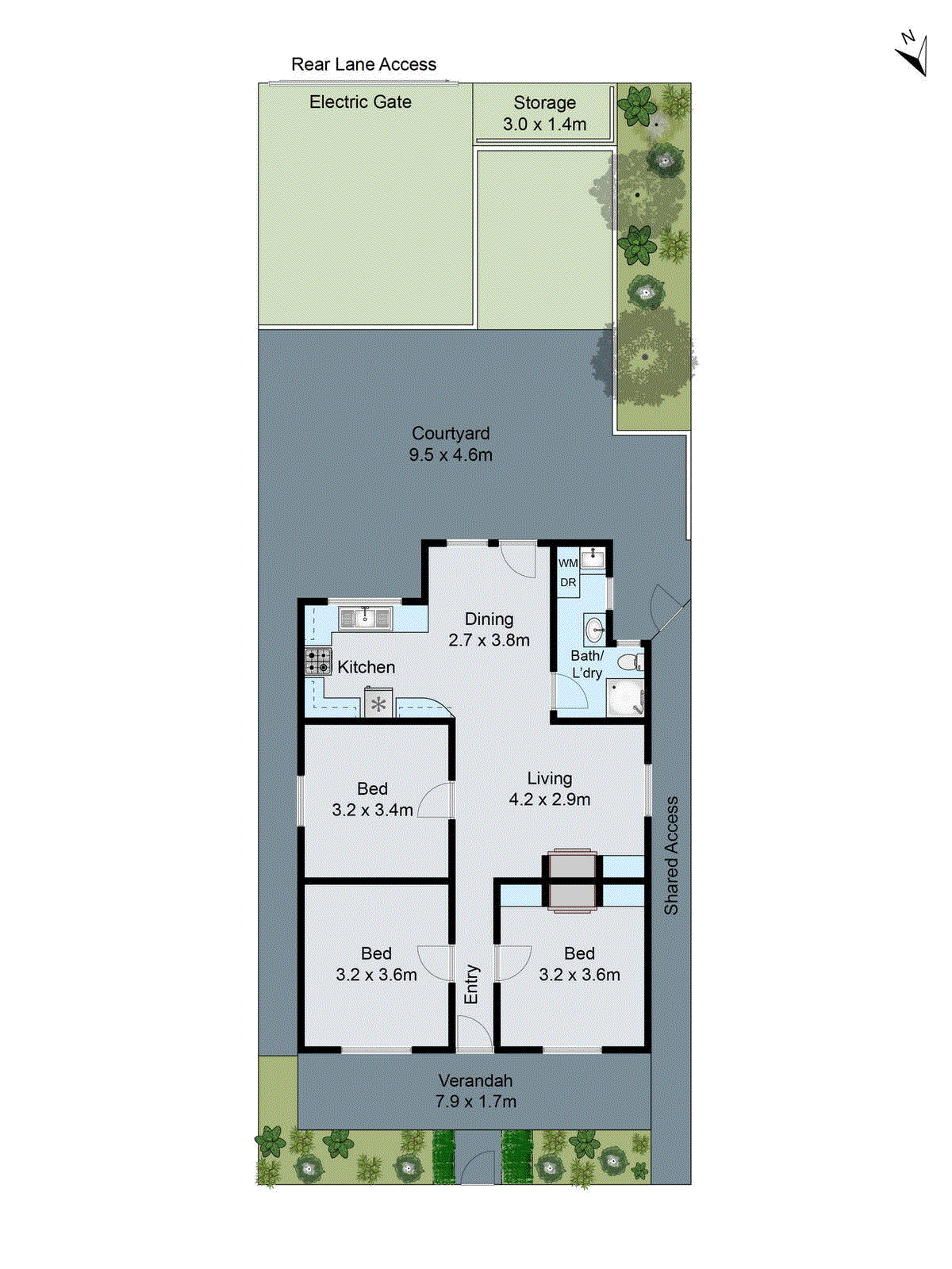 63 Saffron Street, Newtown VIC 3220 - Floorplan