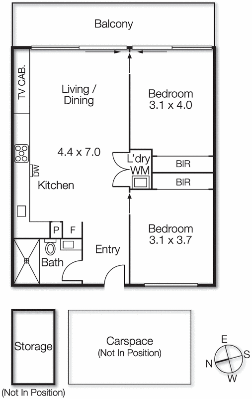 6/30 Willansby Avenue, Brighton VIC 3186 - Floorplan