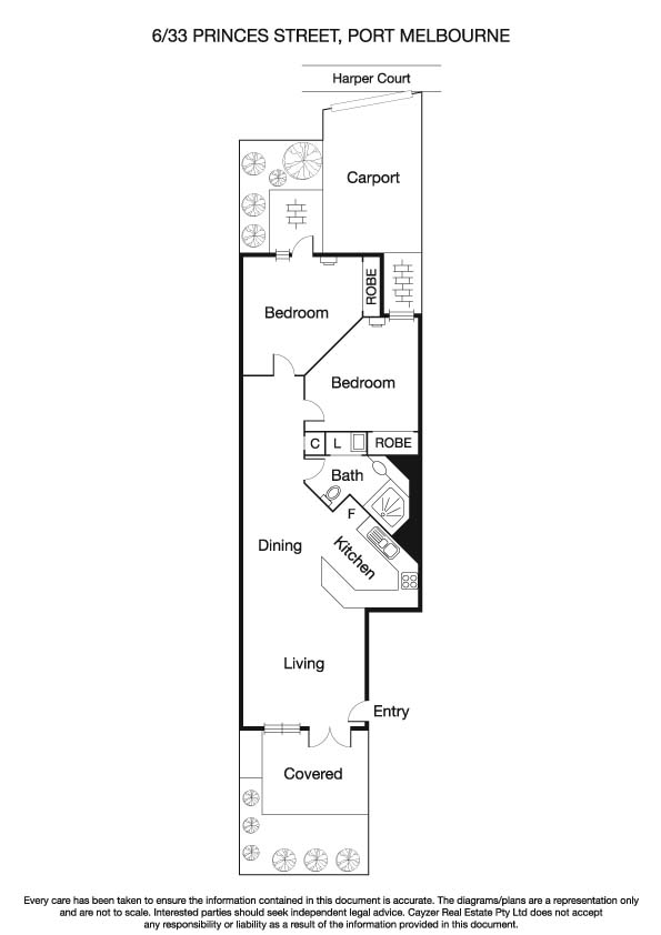 6/33 Princes Street, PORT MELBOURNE VIC 3207 - Floorplan