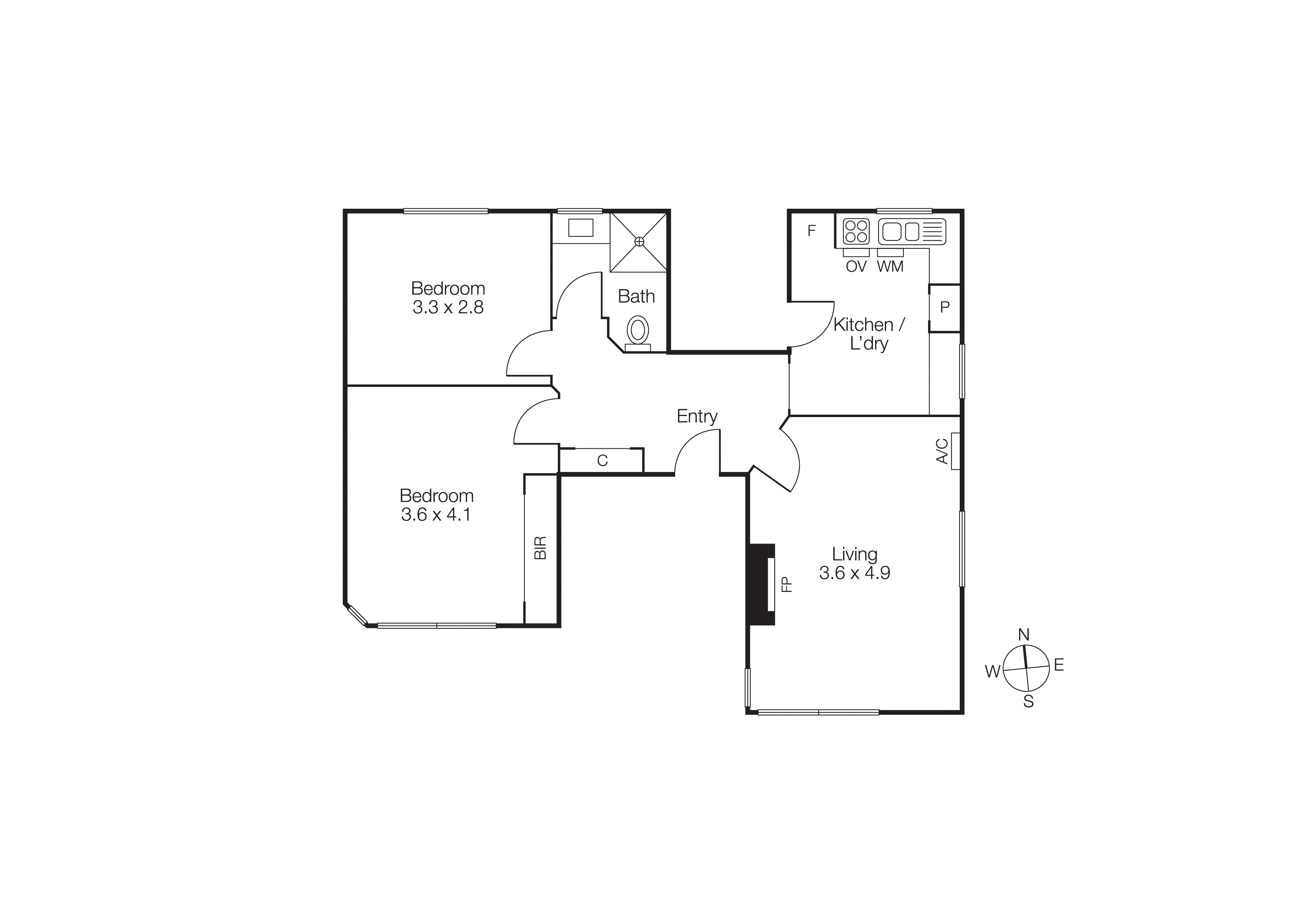 6/34 Barkly Street, St Kilda VIC 3182 - Floorplan