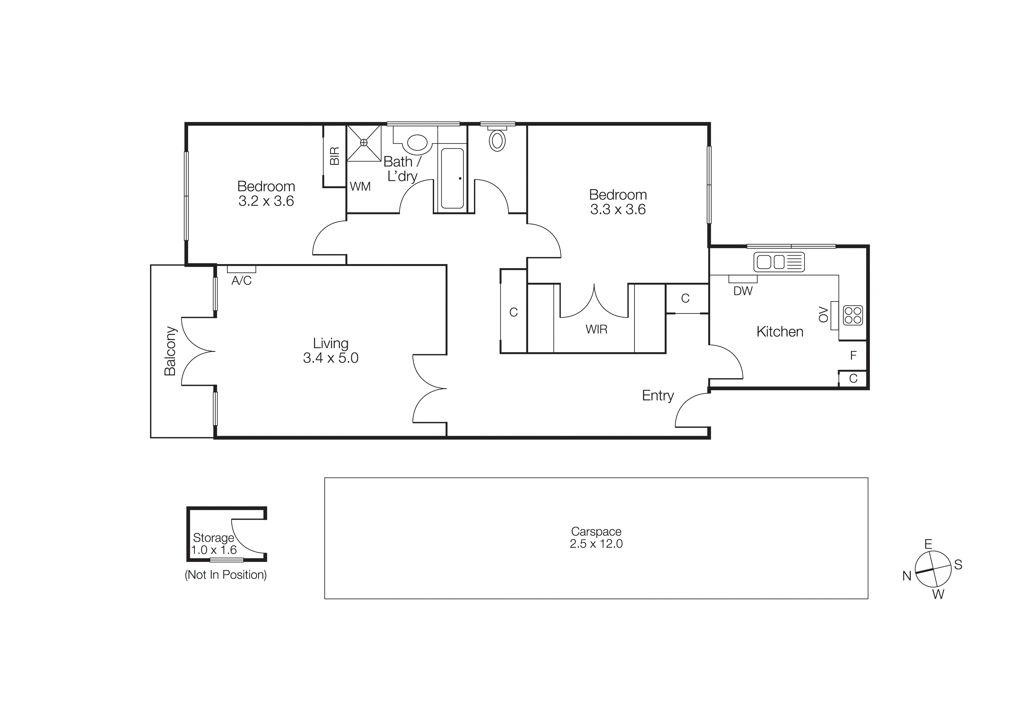 6/34 Bridge Street, Brighton VIC 3186 - Floorplan