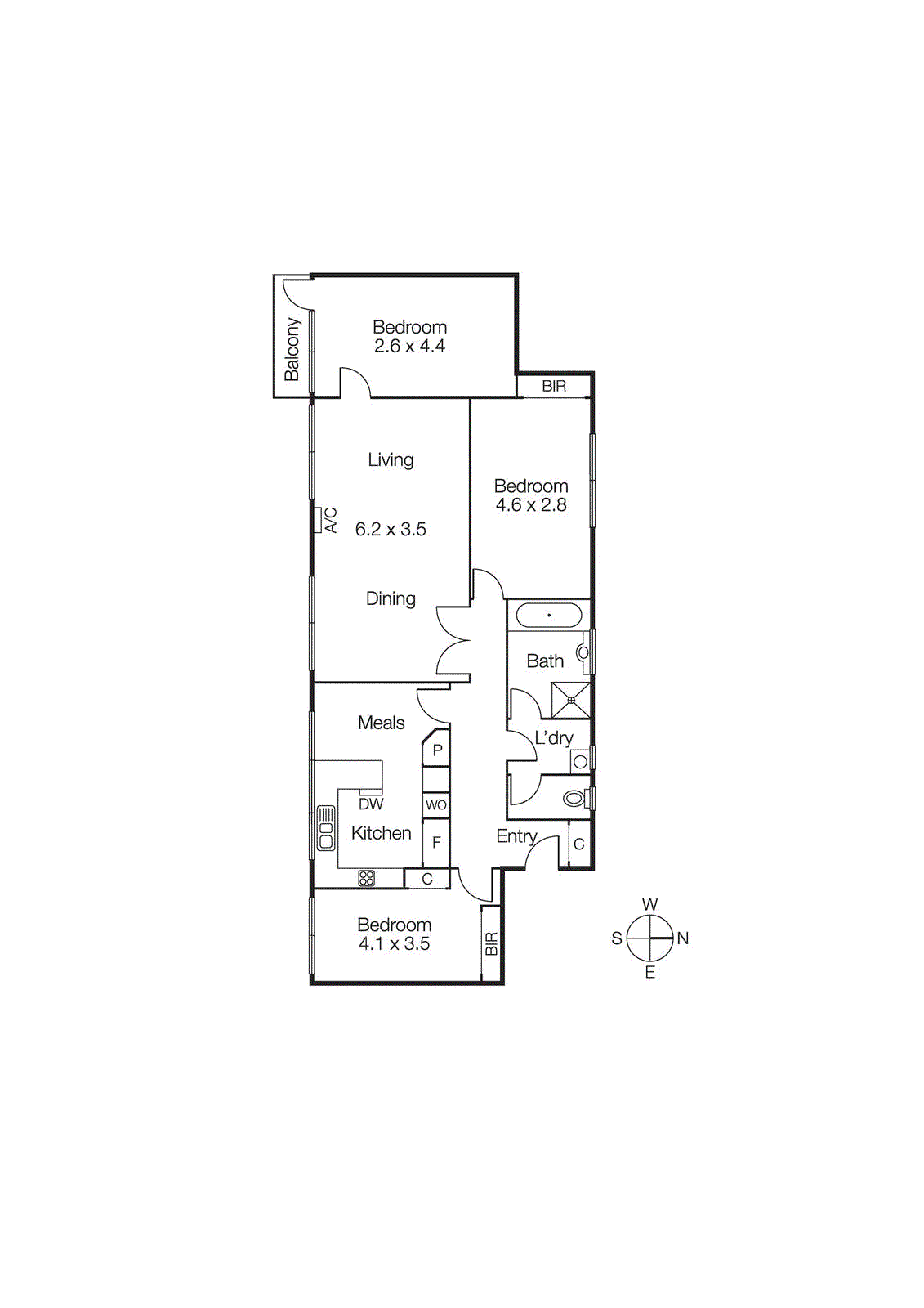 6/345 Orrong Road, St Kilda East VIC 3183 - Floorplan