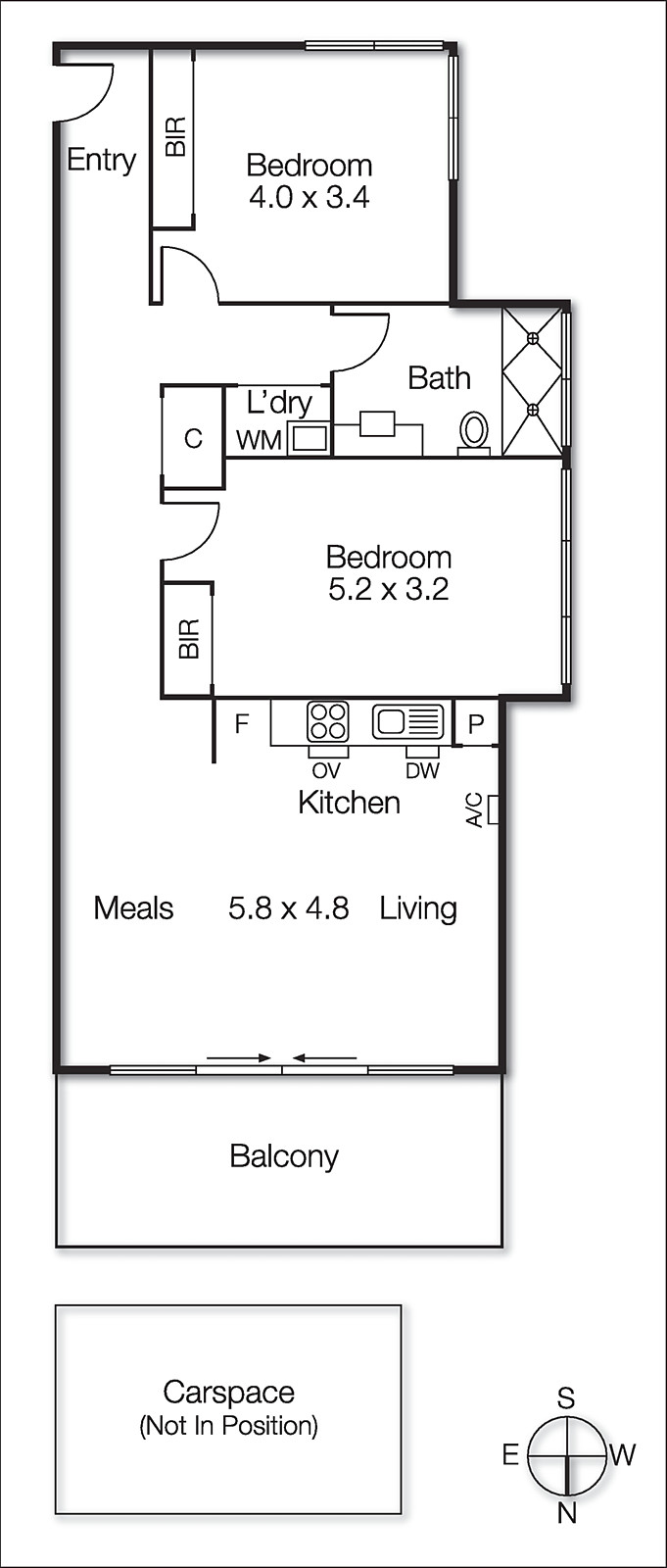 6/349-351 Bluff Road, Hampton VIC 3188 - Floorplan
