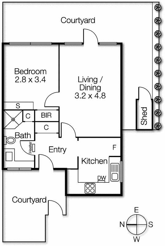 6/35 Jackson Street, St Kilda VIC 3182 - Floorplan