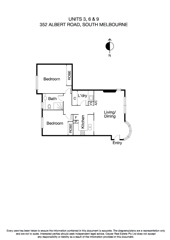 6/352 Albert Road, SOUTH MELBOURNE VIC 3205 - Floorplan