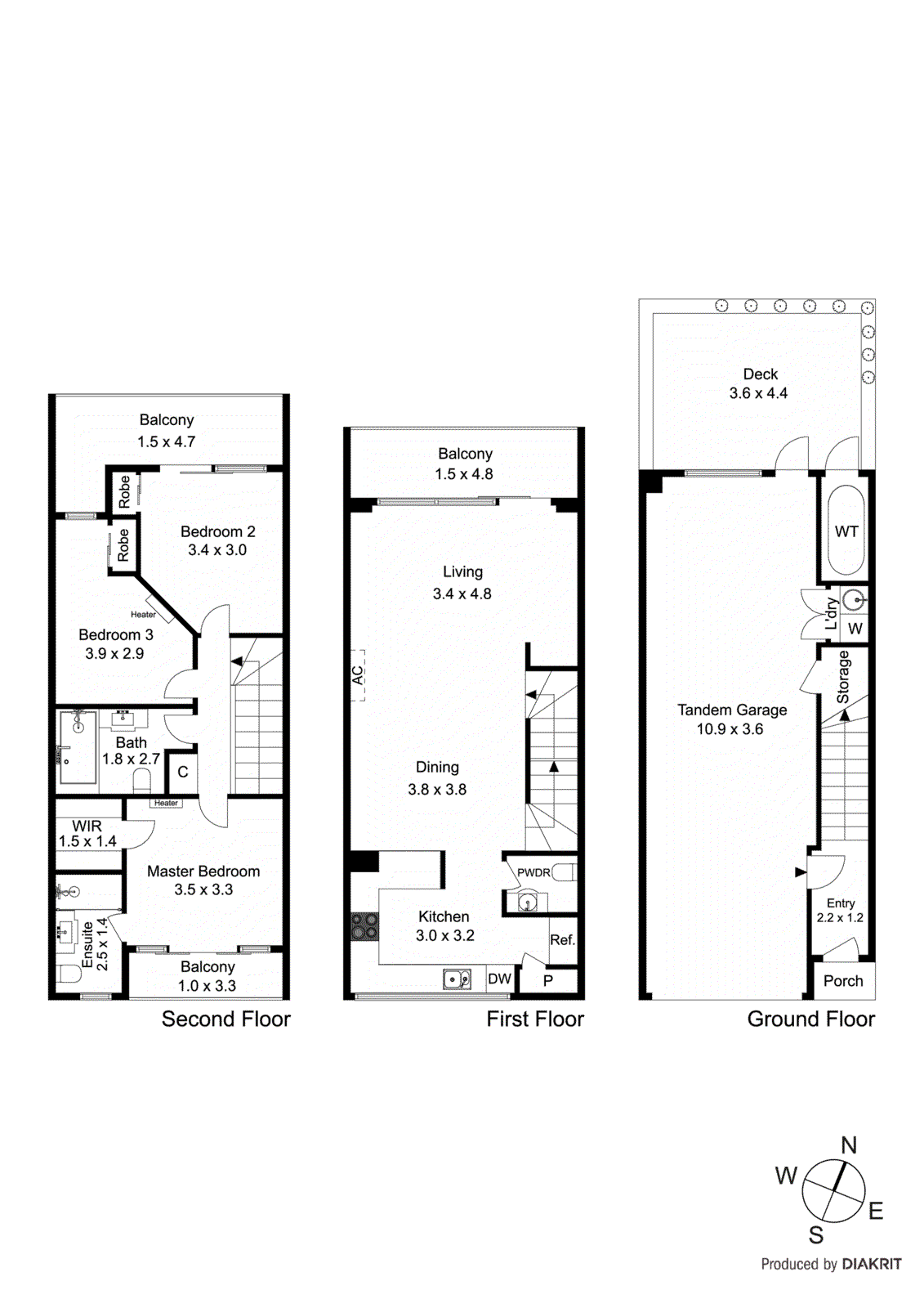 6/36 Melaleuca Drive, Carrum VIC 3197 - Floorplan