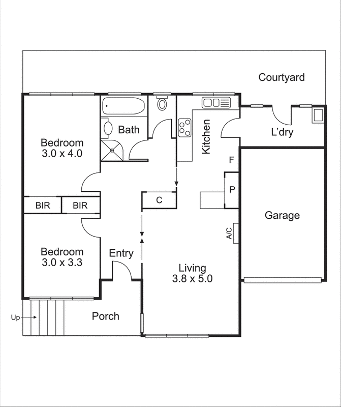6/38 Holyrood Street, Hampton VIC 3188 - Floorplan