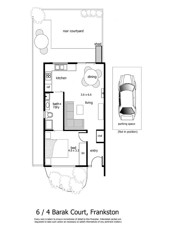 6/4 Barak Court, FRANKSTON VIC 3199 - Floorplan
