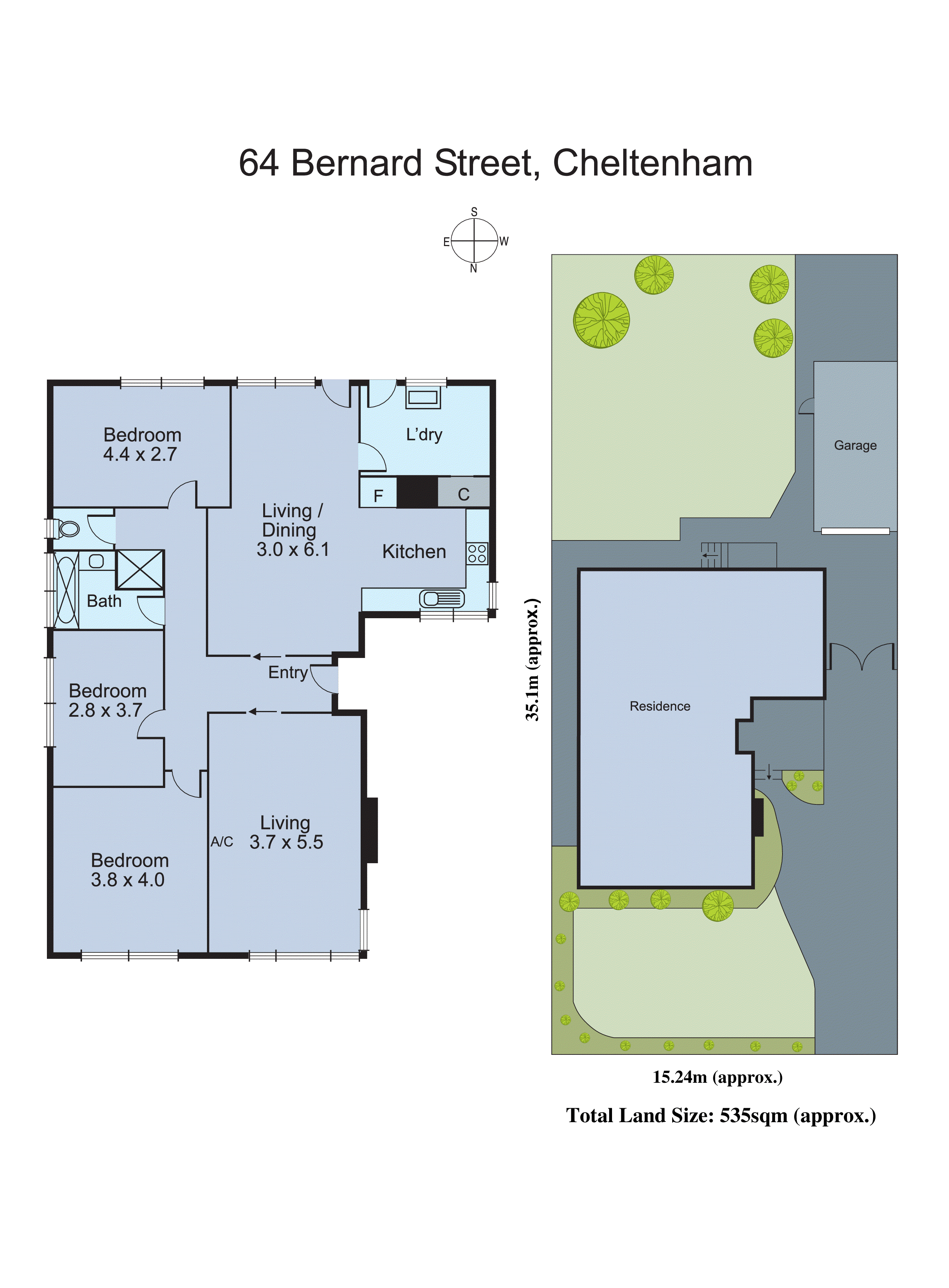 64 Bernard Street, Cheltenham VIC 3192 - Floorplan