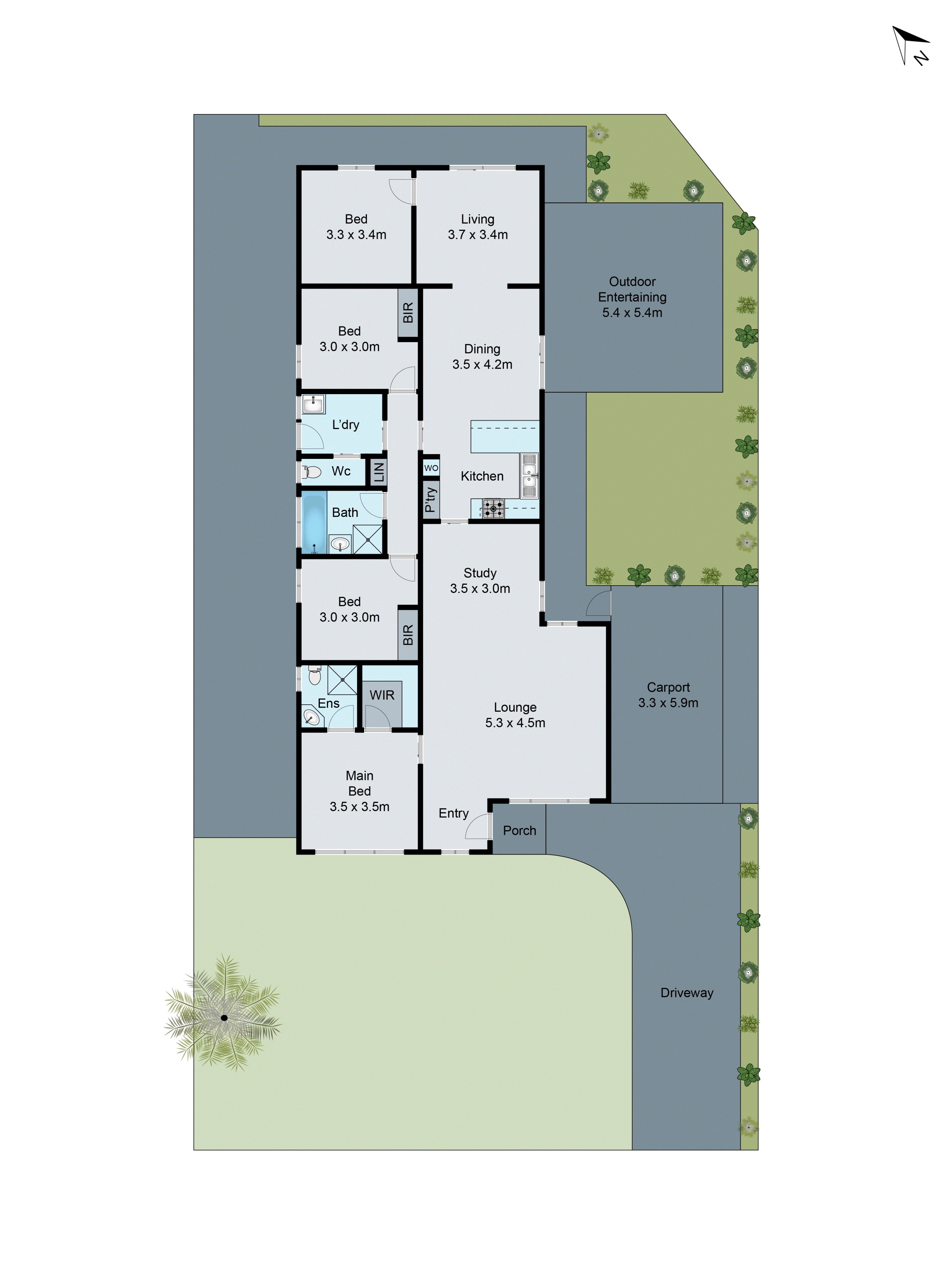 64 Fairbairn Drive, Corio VIC 3214 - Floorplan