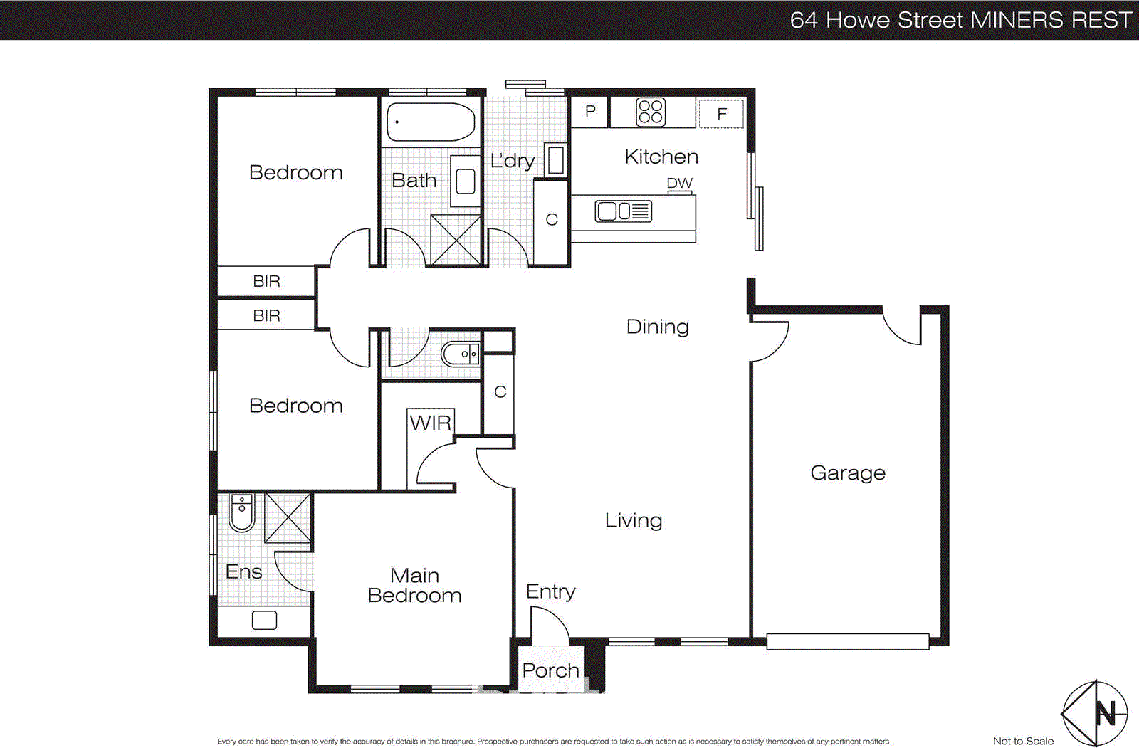 64 Howe Street, Miners Rest VIC 3352 - Floorplan