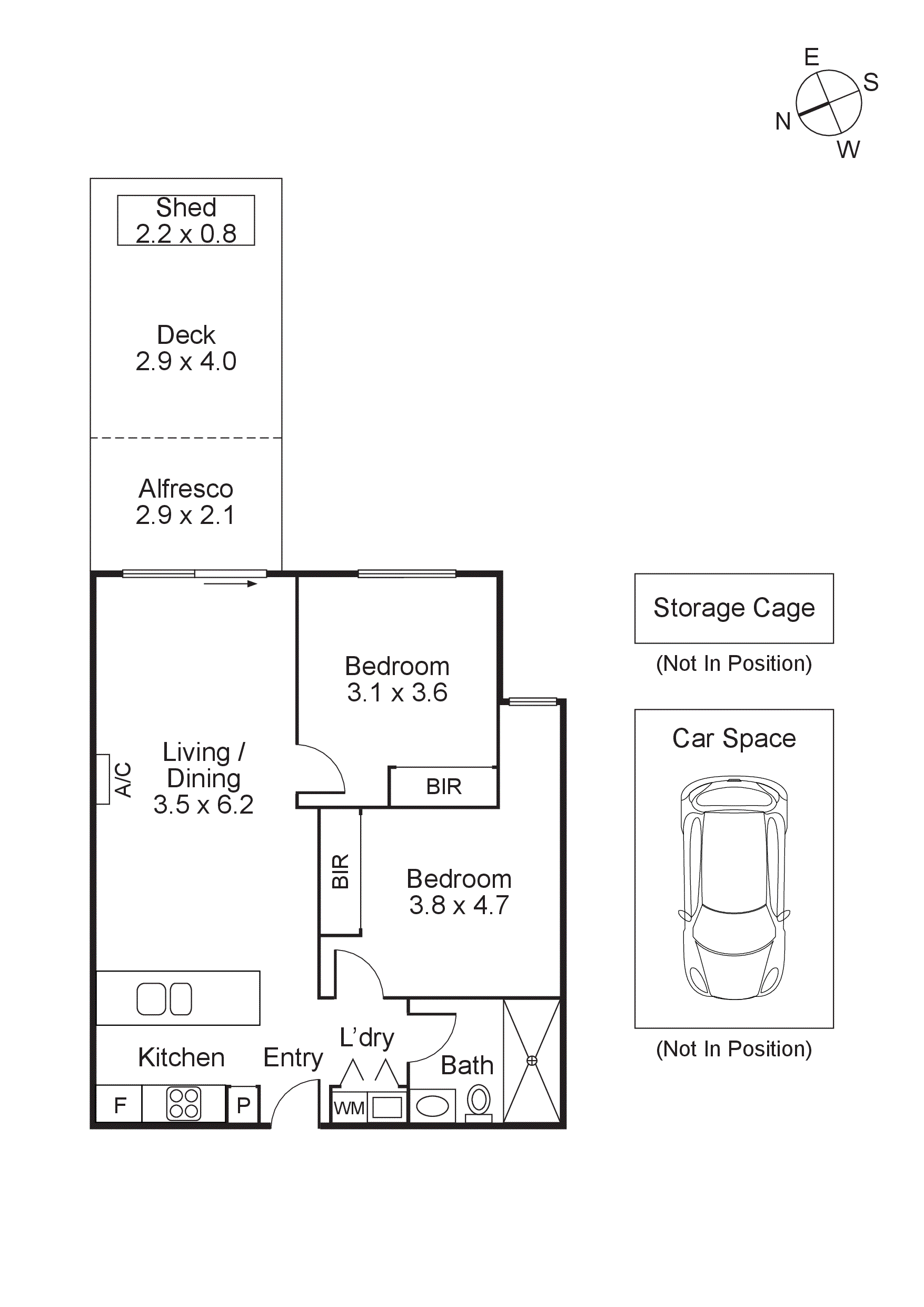 6/4 Littlewood Street, Hampton VIC 3188 - Floorplan