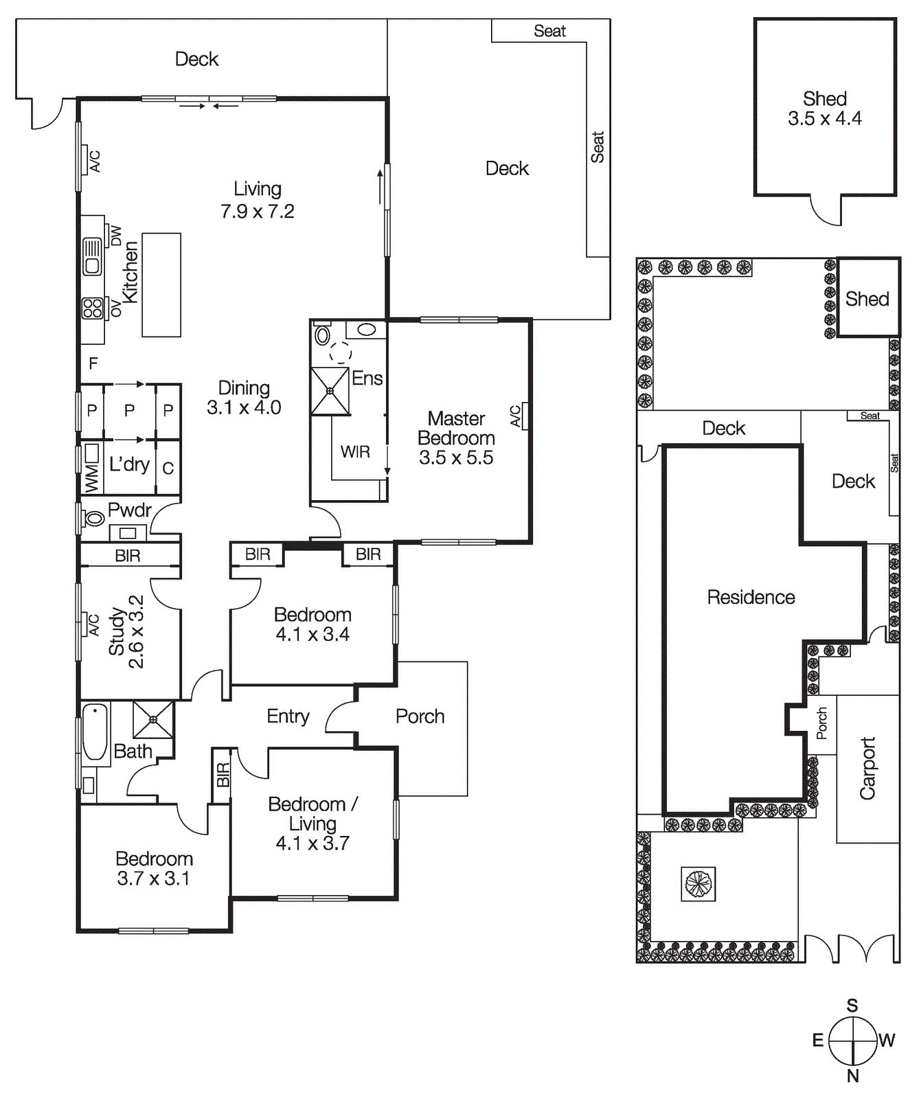 64 Ludstone Street, Hampton VIC 3188 - Floorplan