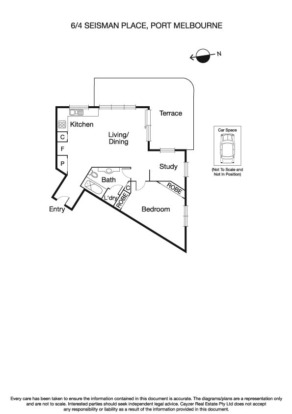 6/4 Seisman Place, PORT MELBOURNE VIC 3207 - Floorplan